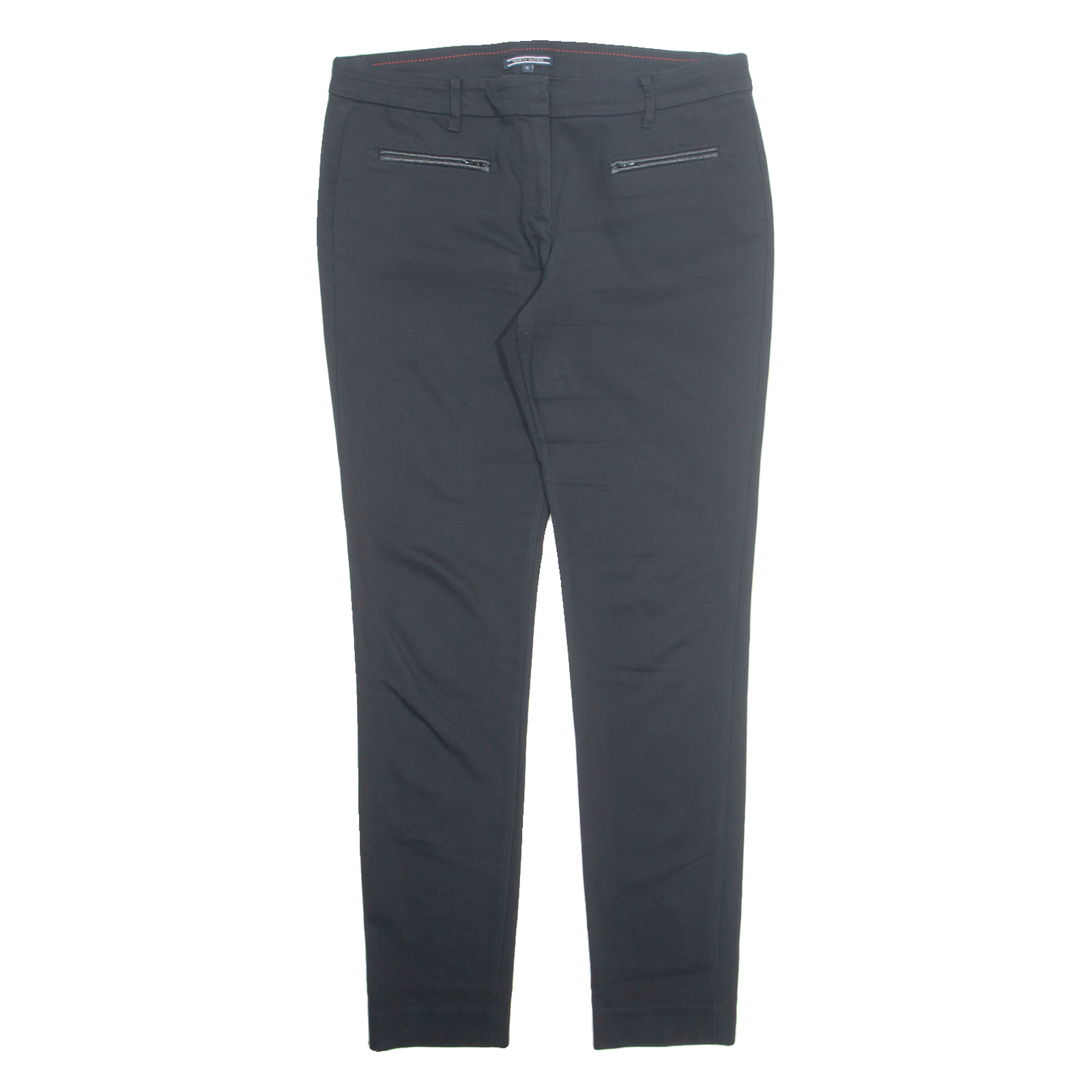 TOMMY HILFIGER Womens Trousers Black Slim Tapered W32 L30 Refurbished - N/A refurbished available on Cerqular