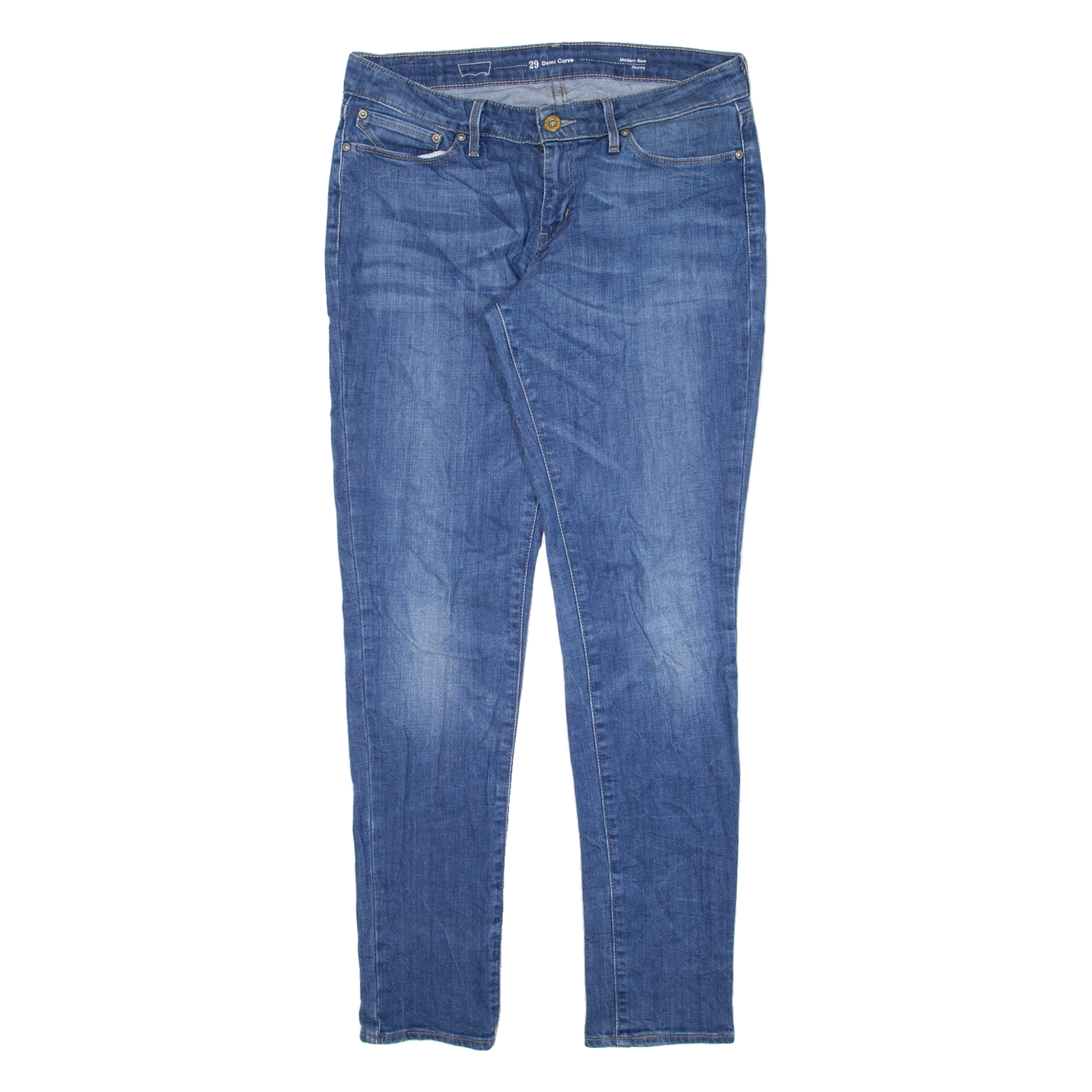 LEVI'S Modern Rise Womens Jeans Blue Slim Skinny W29 L32 Refurbished - N/A refurbished available on Cerqular