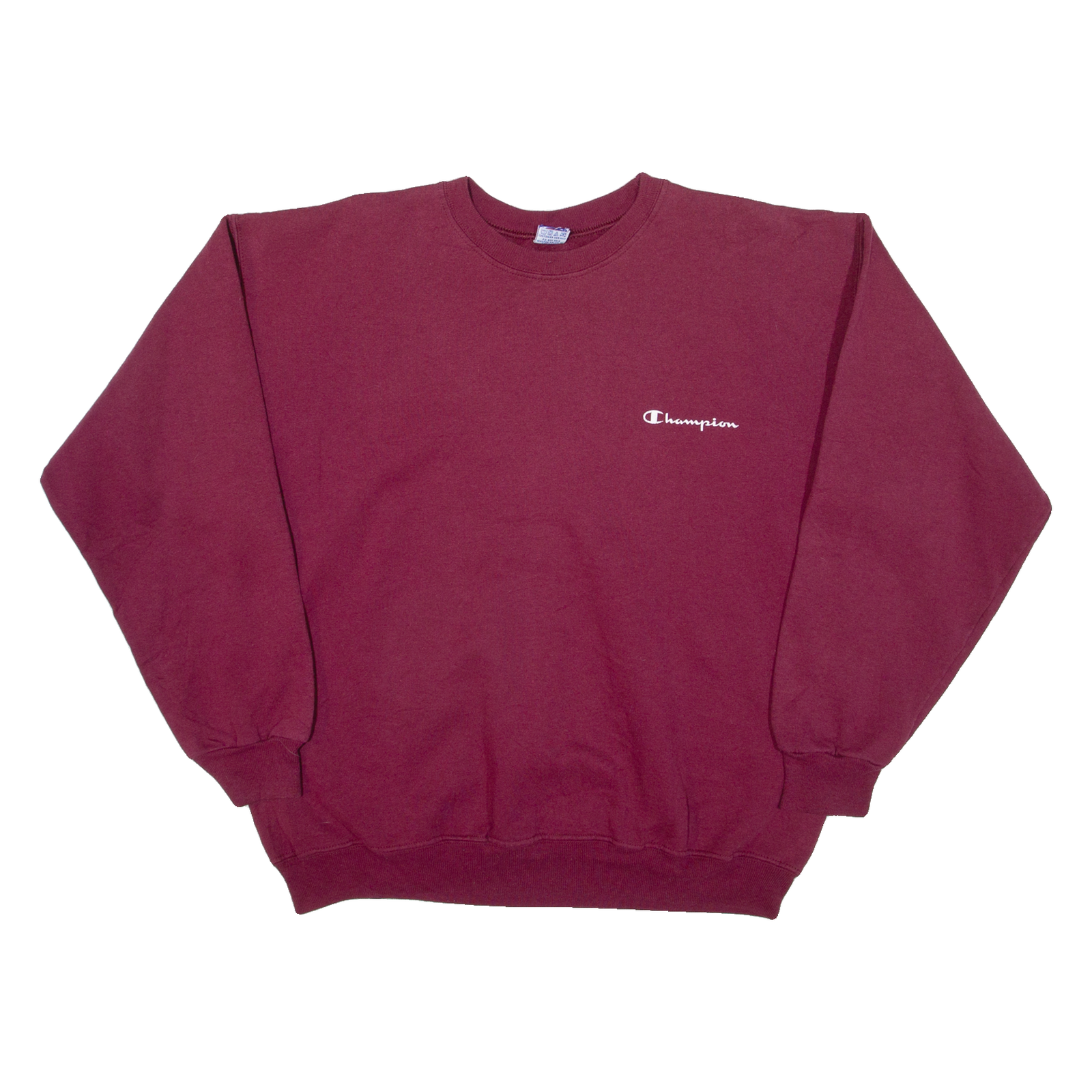 CHAMPION Mens Sweatshirt Maroon L Refurbished - N/A refurbished available on Cerqular