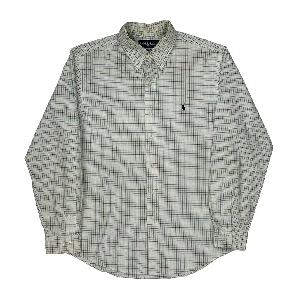 Buy Ralph Lauren Shirt - Large Green Cotton Refurbished - $38.85 Ralph Lauren Shirt - Large Green Cotton Refurbished - Thrifted (note: this is a term often used to describe second- refurbished available on Cerqular