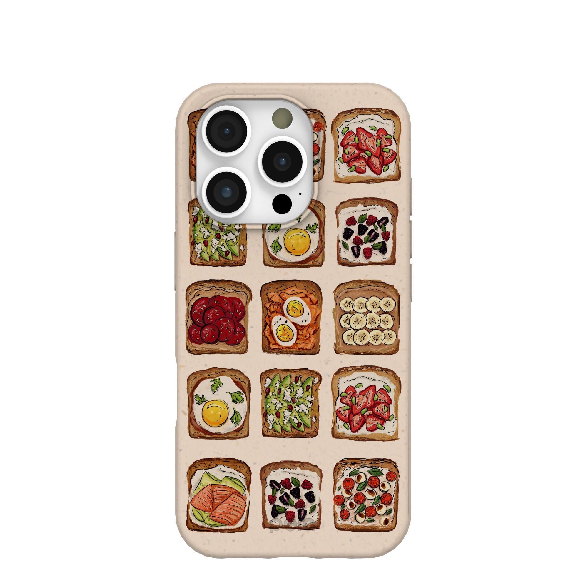 Seashell Toasted iPhone 16 Pro Case Refurbished - Pela Case refurbished available on Cerqular