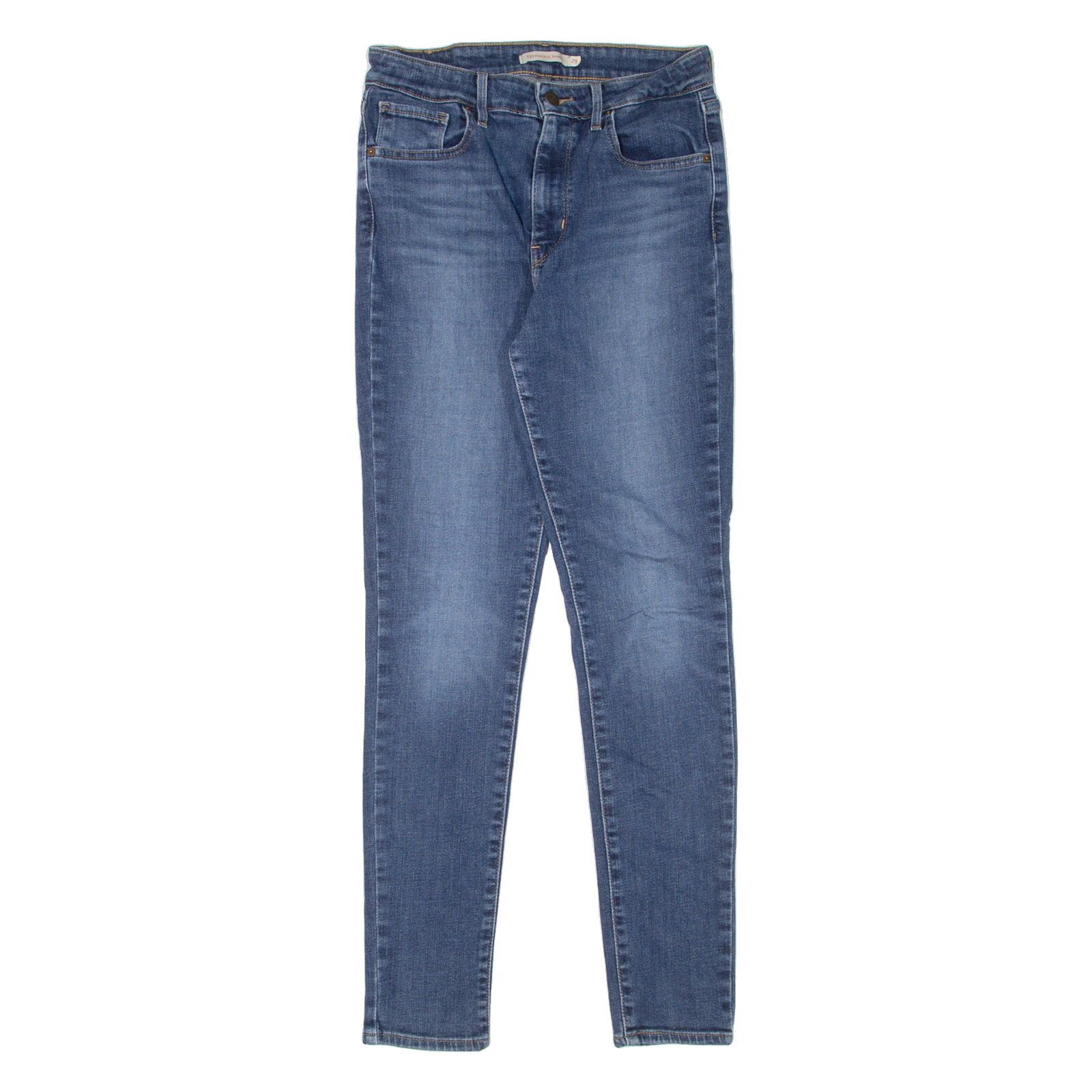 LEVI'S 721 High Rise Womens Jeans Blue Slim Skinny Stone Wash W26 L30 Refurbished - N/A refurbished available on Cerqular