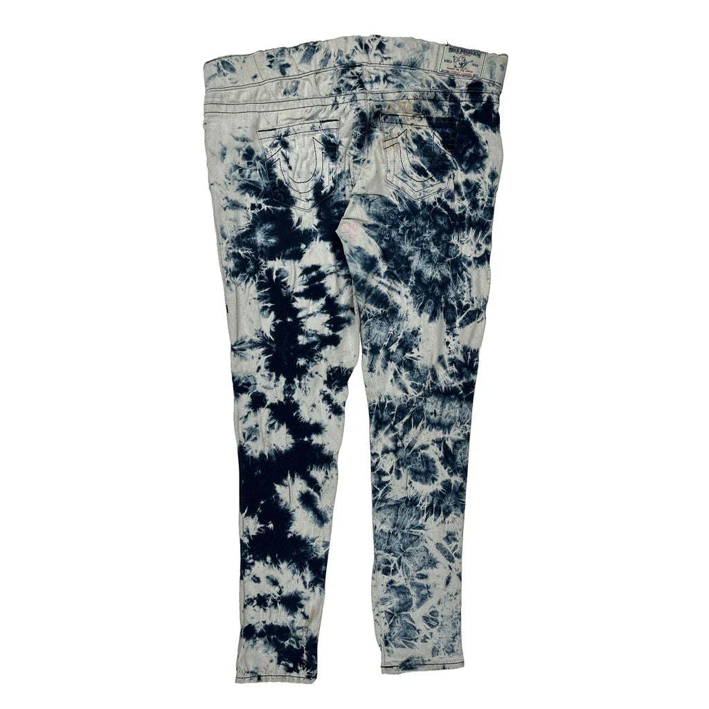 True Religion Tie-Dye Leggings - XL Multicoloured Cotton Refurbished - Thrifted (note: this is a term often used to describe second- refurbished available on Cerqular