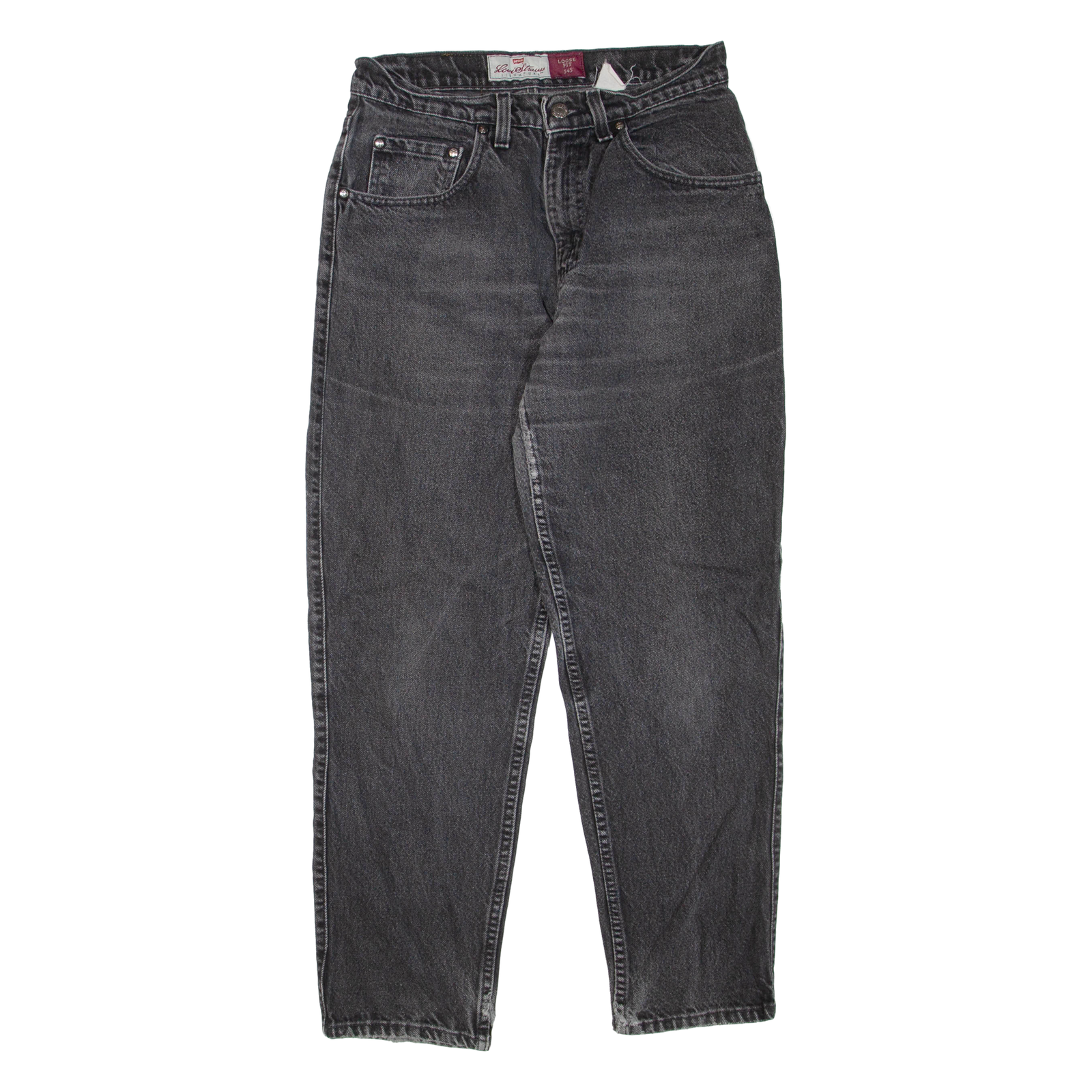 LEVI'S Womens Jeans Grey Loose Tapered W30 L28 Refurbished - N/A refurbished available on Cerqular