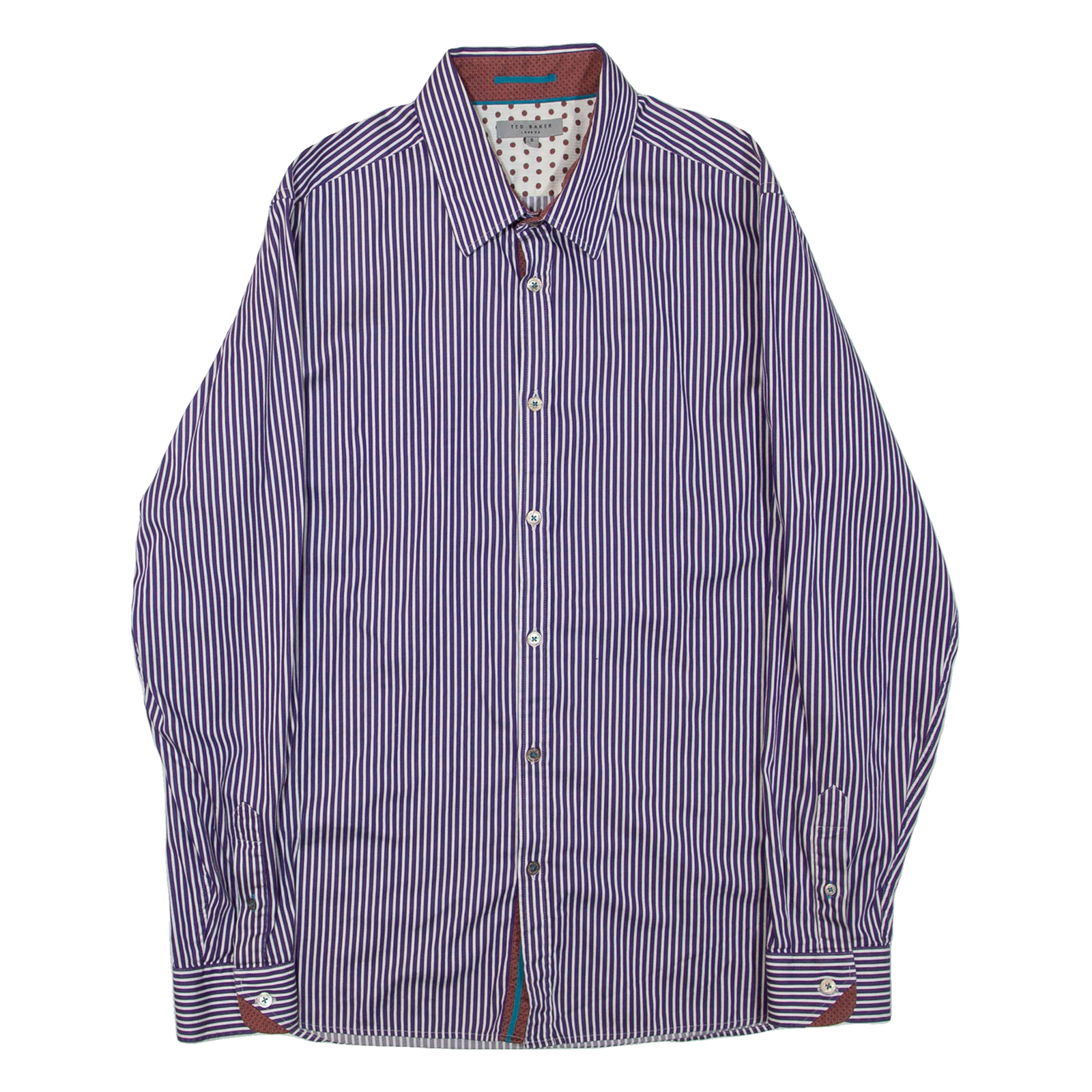 Buy TED BAKER Mens Shirt Purple Striped Long Sleeve L Refurbished - $28.59 TED BAKER Mens Shirt Purple Striped Long Sleeve L Refurbished - N/A refurbished available on Cerqular