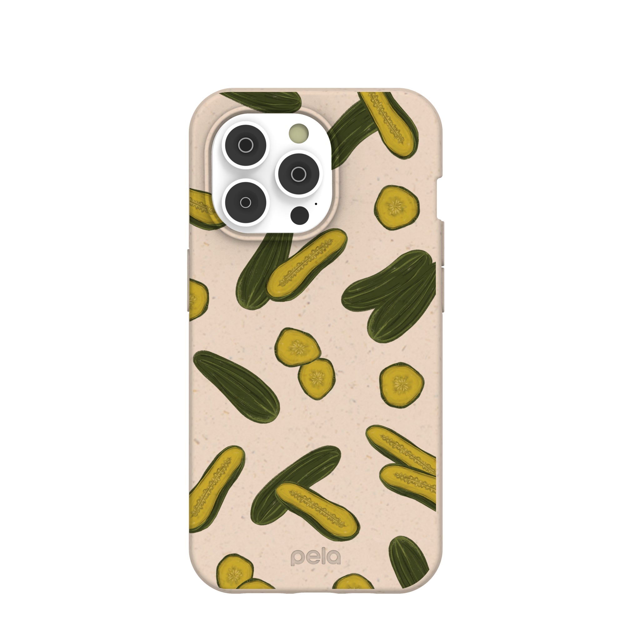 Seashell In a Pickle iPhone 14 Pro Case Refurbished - Pela Case refurbished available on Cerqular