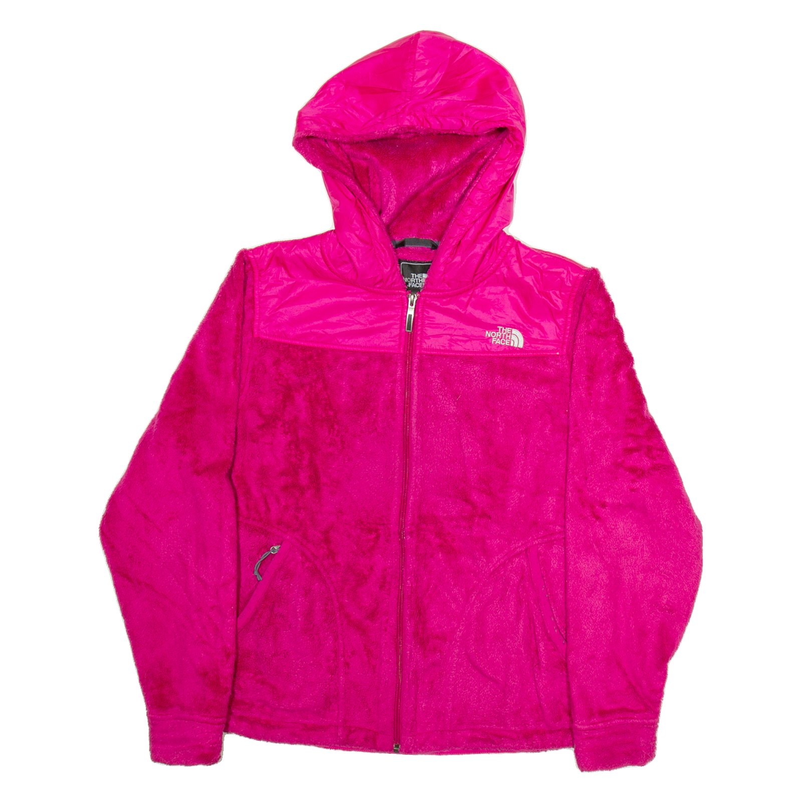 THE NORTH FACE Womens Fleece Jacket Pink Hooded S Refurbished - N/A refurbished available on Cerqular