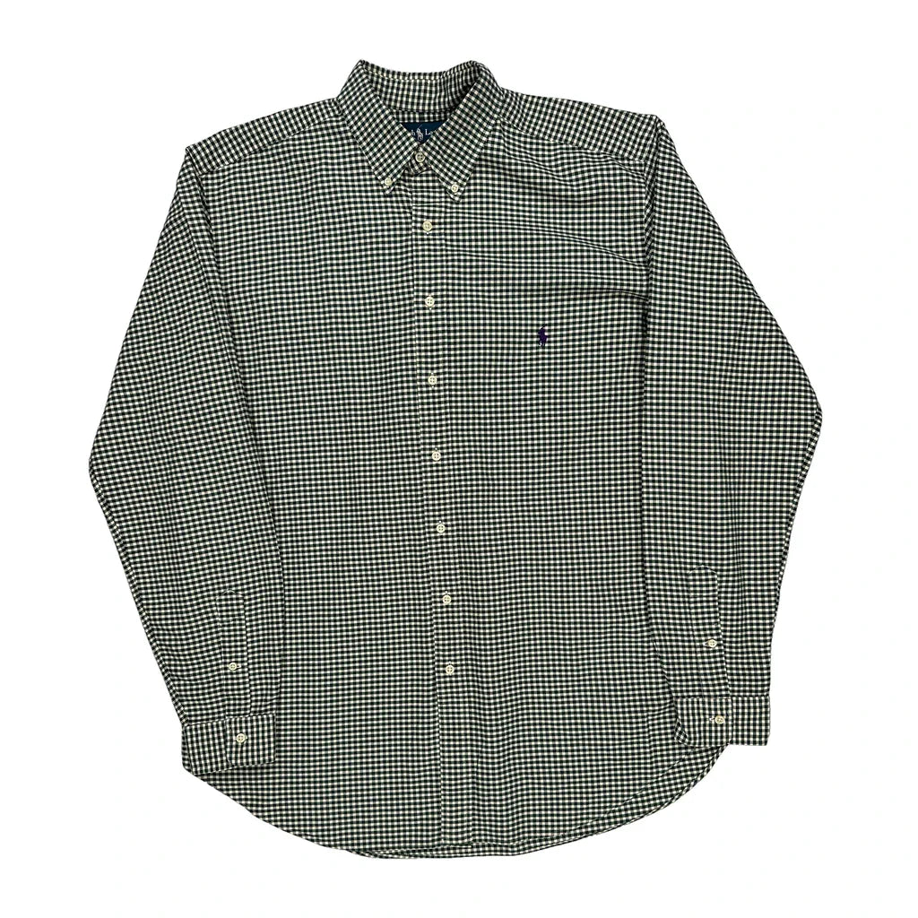 Buy Classic Fit Ralph Lauren Checked Shirt - XL Green Cotton Refurbished - $38.85 Classic Fit Ralph Lauren Checked Shirt - XL Green Cotton Refurbished - Thrifted (note: this is a term often used to describe second- refurbished available on Cerqular