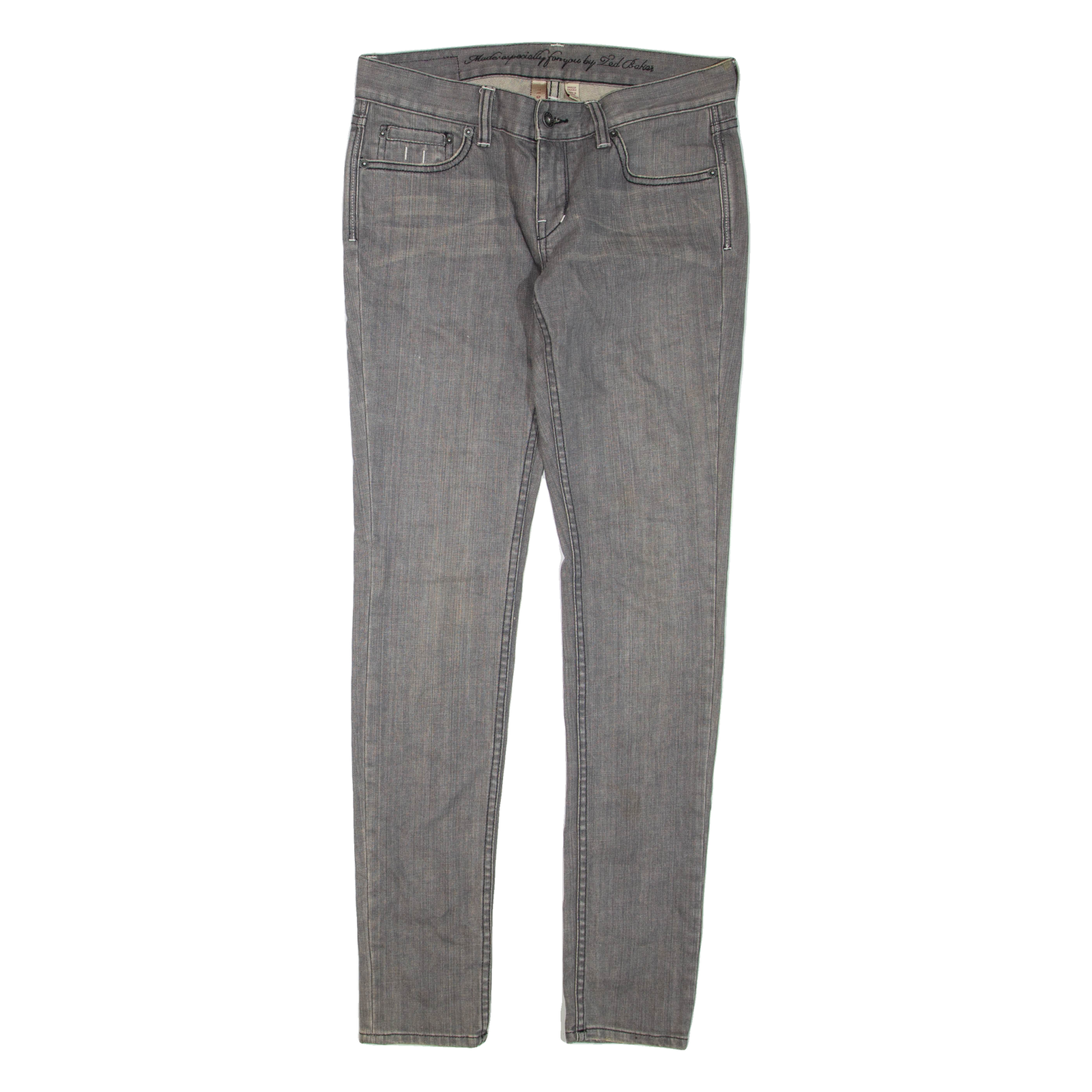 TED BAKER Womens Jeans Grey Regular Skinny W30 L33 Refurbished - N/A refurbished available on Cerqular