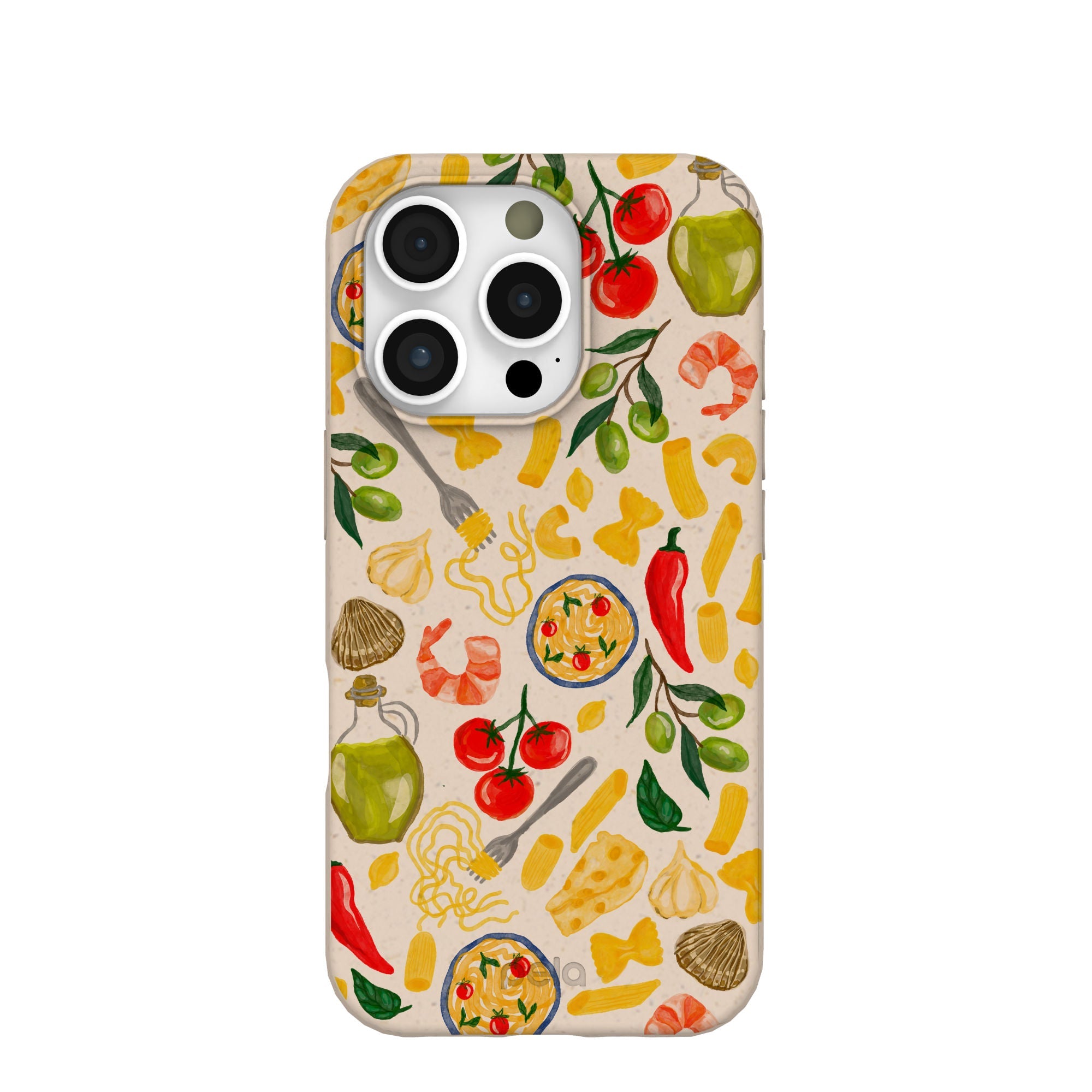 Seashell Pasta Alchemy iPhone 16 Pro Case Refurbished - Pela Case refurbished available on Cerqular
