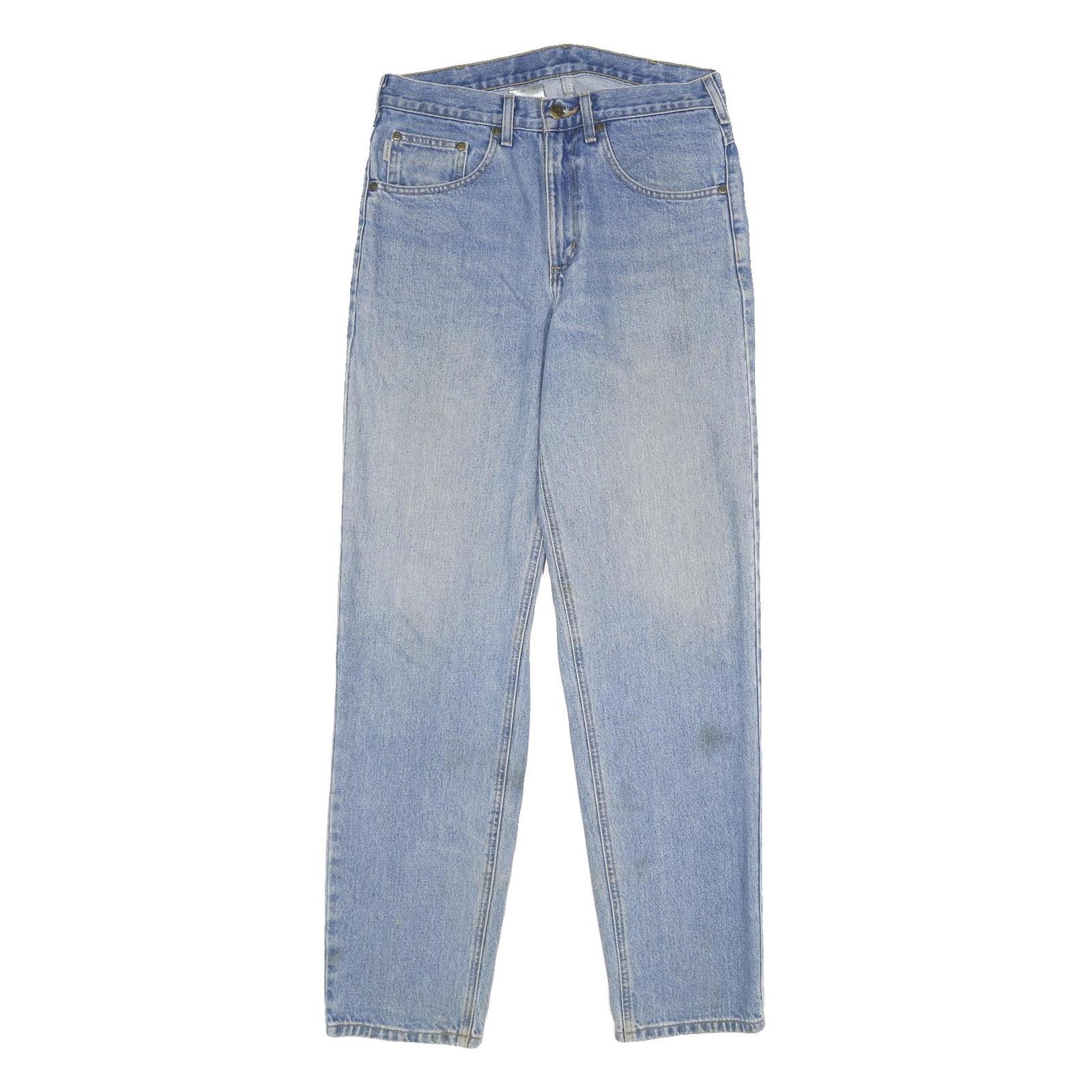 CARHARTT Mens Jeans Blue Relaxed Straight Denim Light W32 L34 Casual Workwear Refurbished - N/A refurbished available on Cerqular