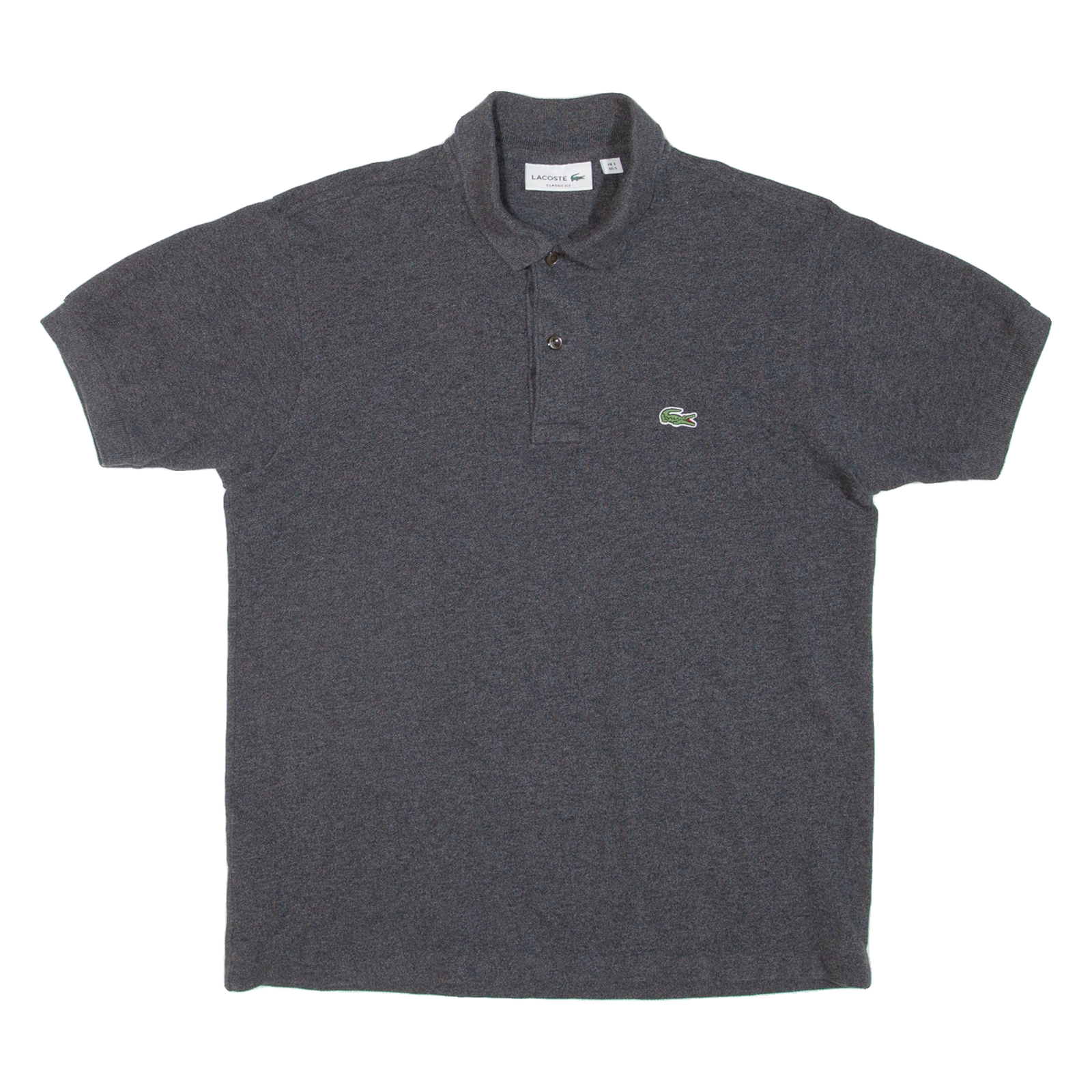 LACOSTE Mens Polo Shirt Grey S Refurbished - N/A refurbished available on Cerqular