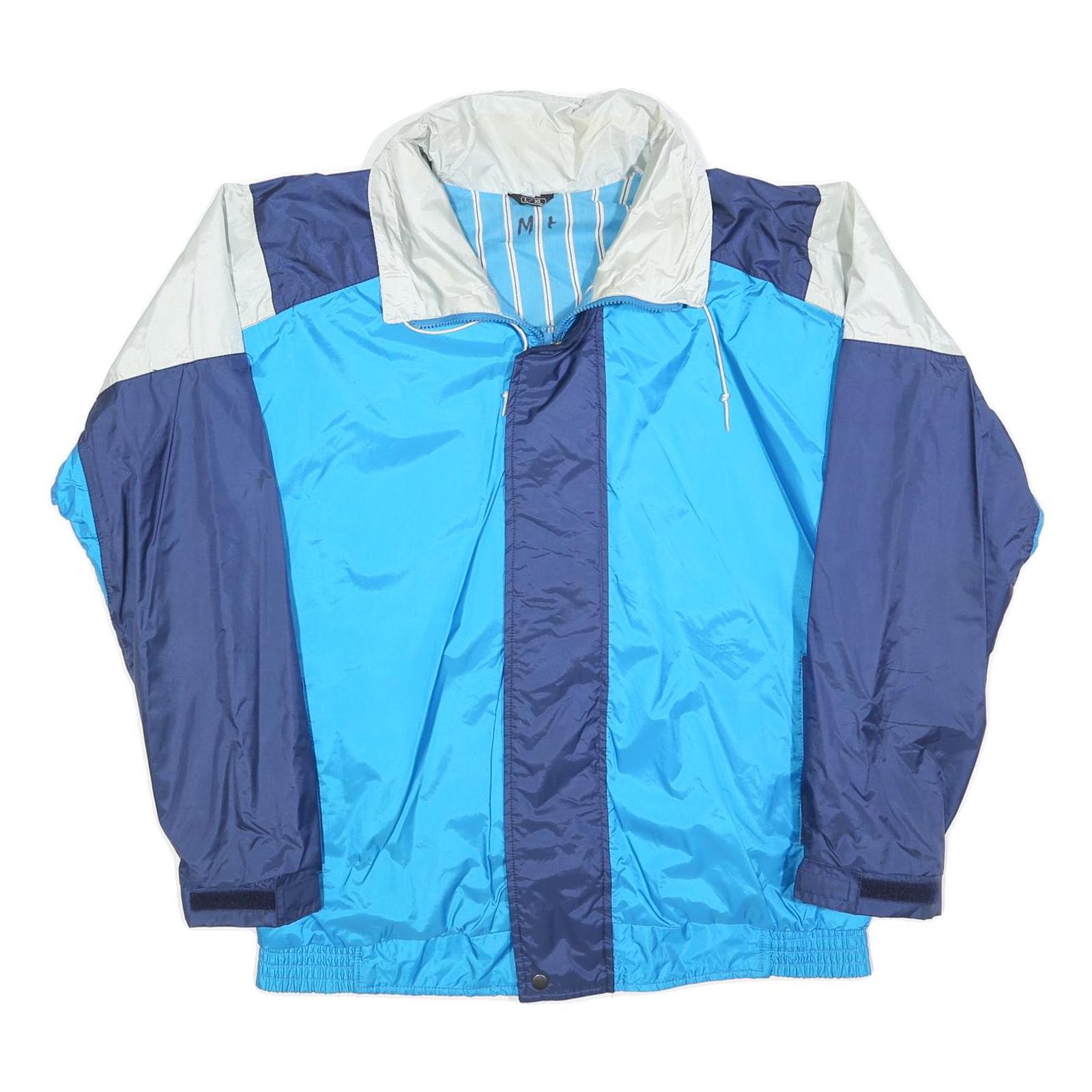 Buy Mens Blue & Navy Colourblock Casual Zip Up Jacket L Polyester Blend Woven Refurbished - $37.69 Mens Blue & Navy Colourblock Casual Zip Up Jacket L Polyester Blend Woven Refurbished - N/A refurbished available on Cerqular