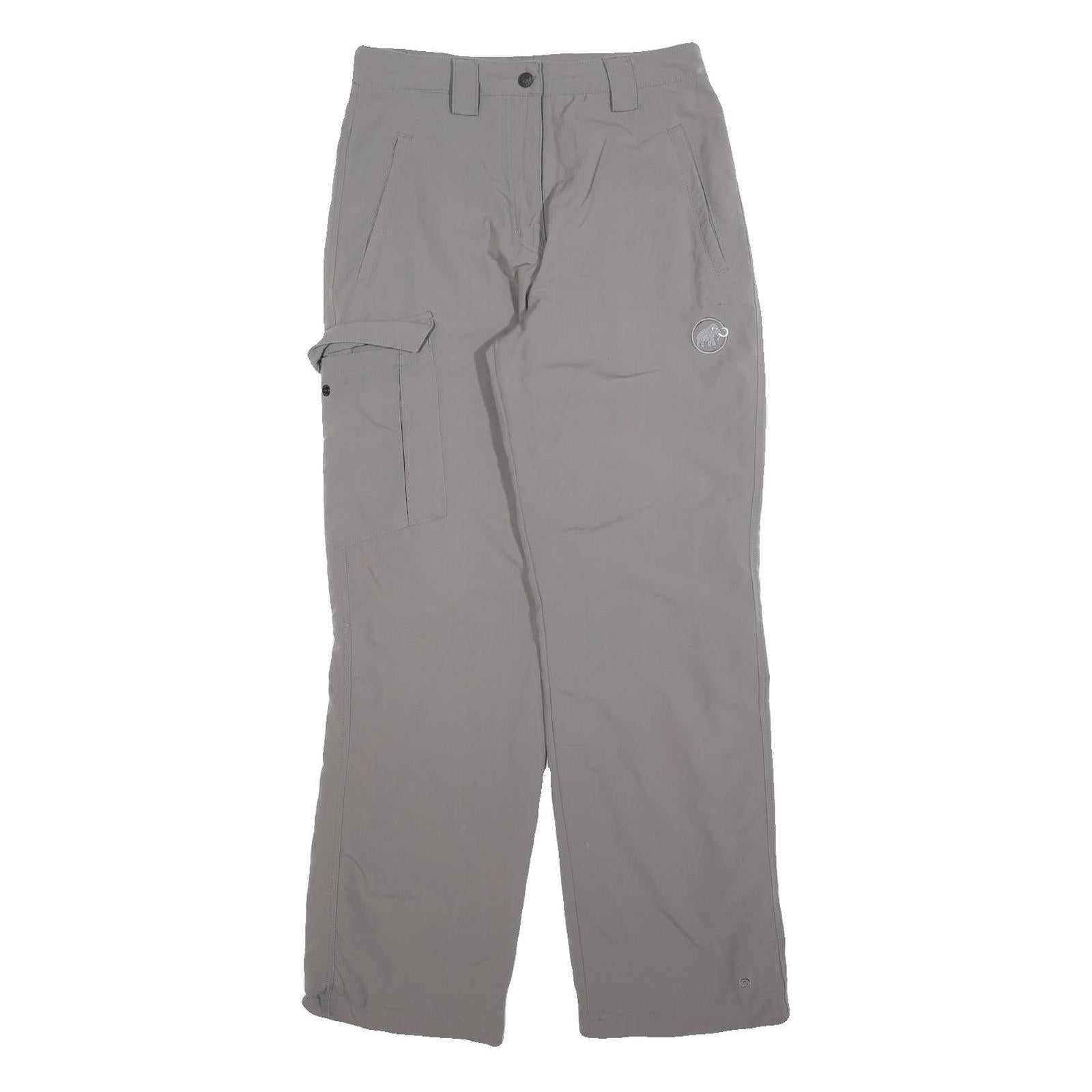 MAMMUT Womens Polyester Blend Grey Regular Straight Trousers W28 L30 Outdoor Refurbished - N/A refurbished available on Cerqular