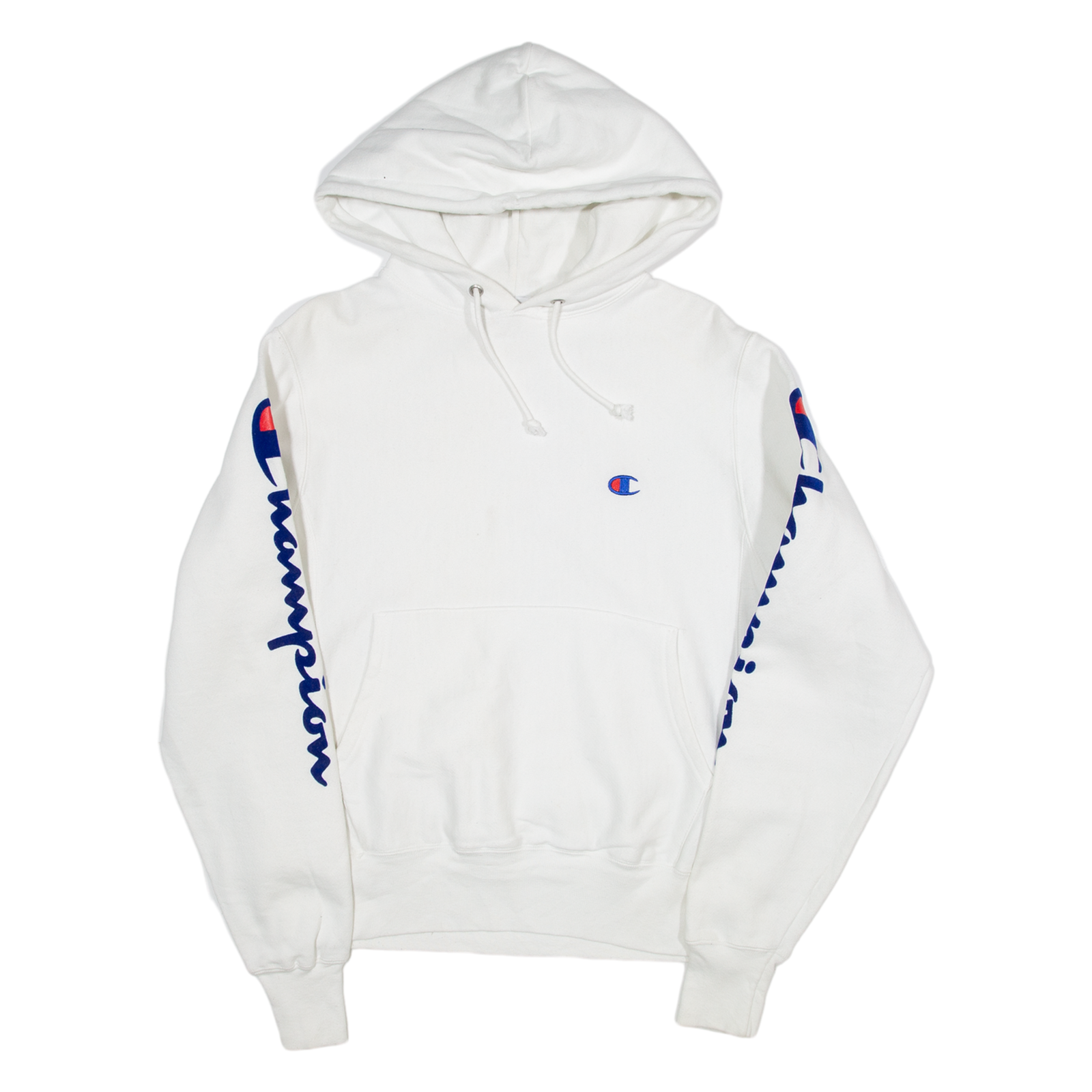 CHAMPION REVERSE WEAVE Womens White Hoodie S Refurbished - N/A refurbished available on Cerqular