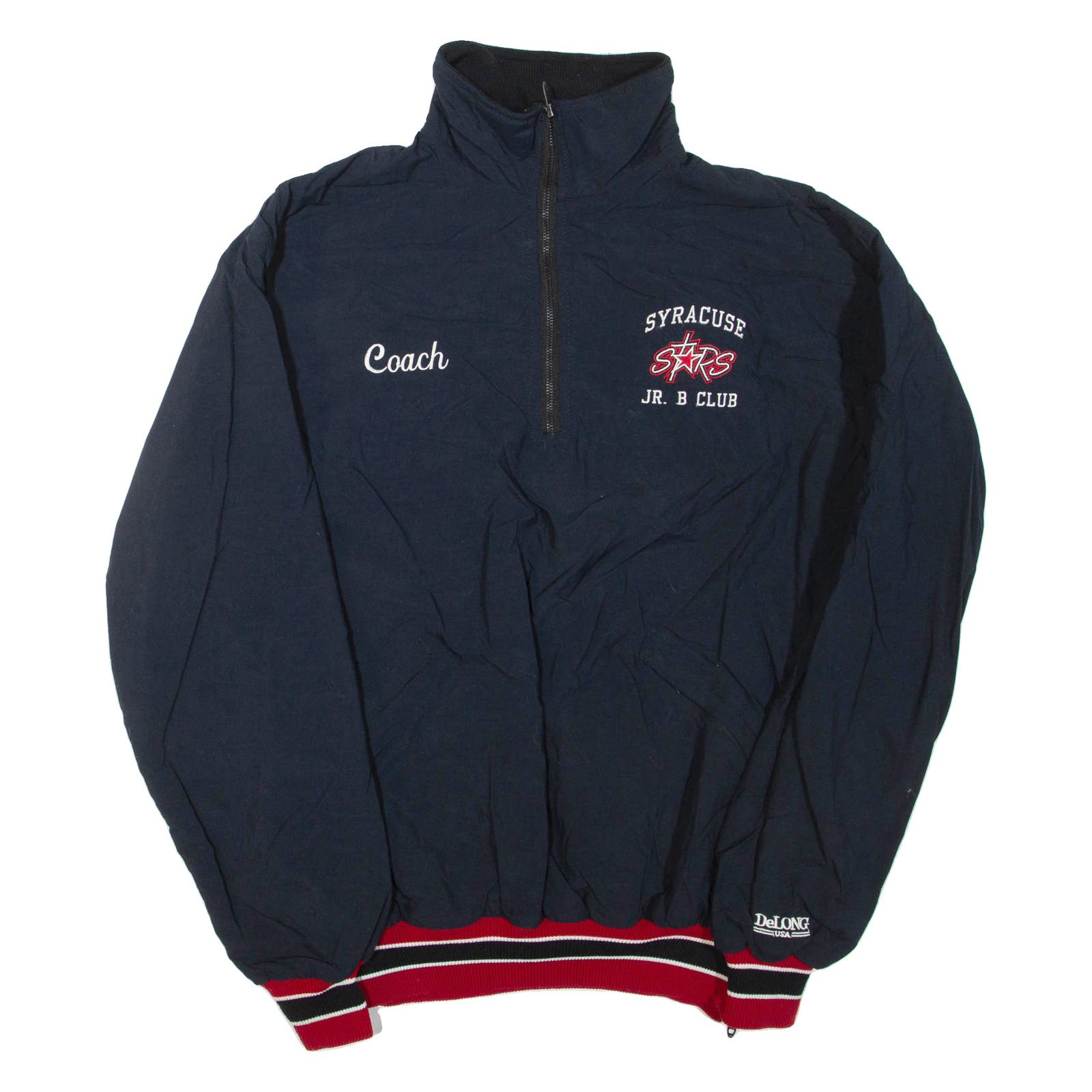 DELONG Syracuse Mens Track Jacket Black USA XL Refurbished - N/A refurbished available on Cerqular