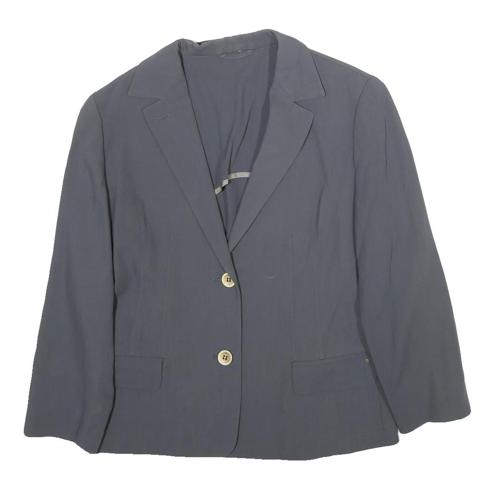 Buy ETIENNE AIGNER Womens Blue Wool Button Jacket UK 8 Classic Tailored Plain Refurbished - $58.49 ETIENNE AIGNER Womens Blue Wool Button Jacket UK 8 Classic Tailored Plain Refurbished - N/A refurbished available on Cerqular