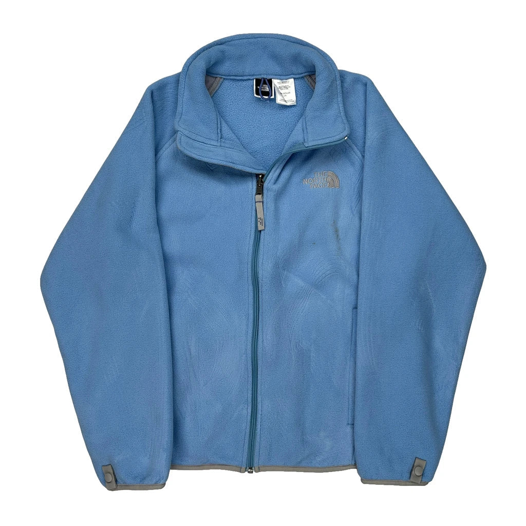 Age 12-13 The North Face Fleece Jacket - Large Blue Polyester Refurbished - Thrifted (note: this is a term often used to describe second- refurbished available on Cerqular