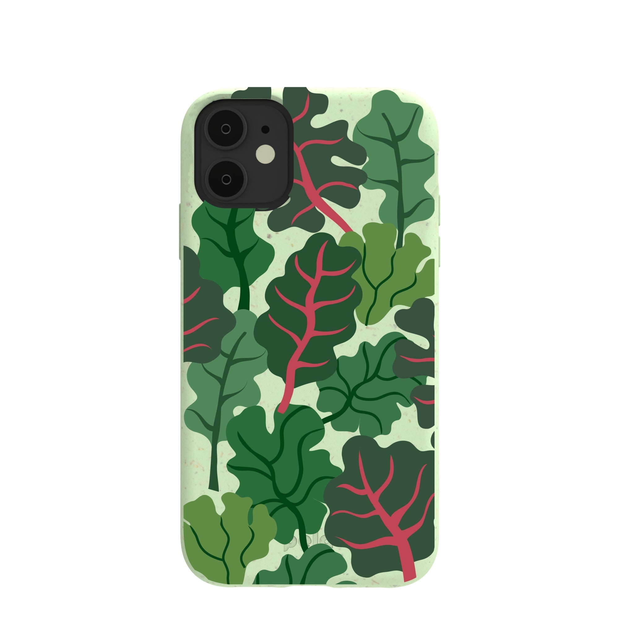 Sage Green Leafy Greens iPhone 11 Case Refurbished - Pela Case refurbished available on Cerqular