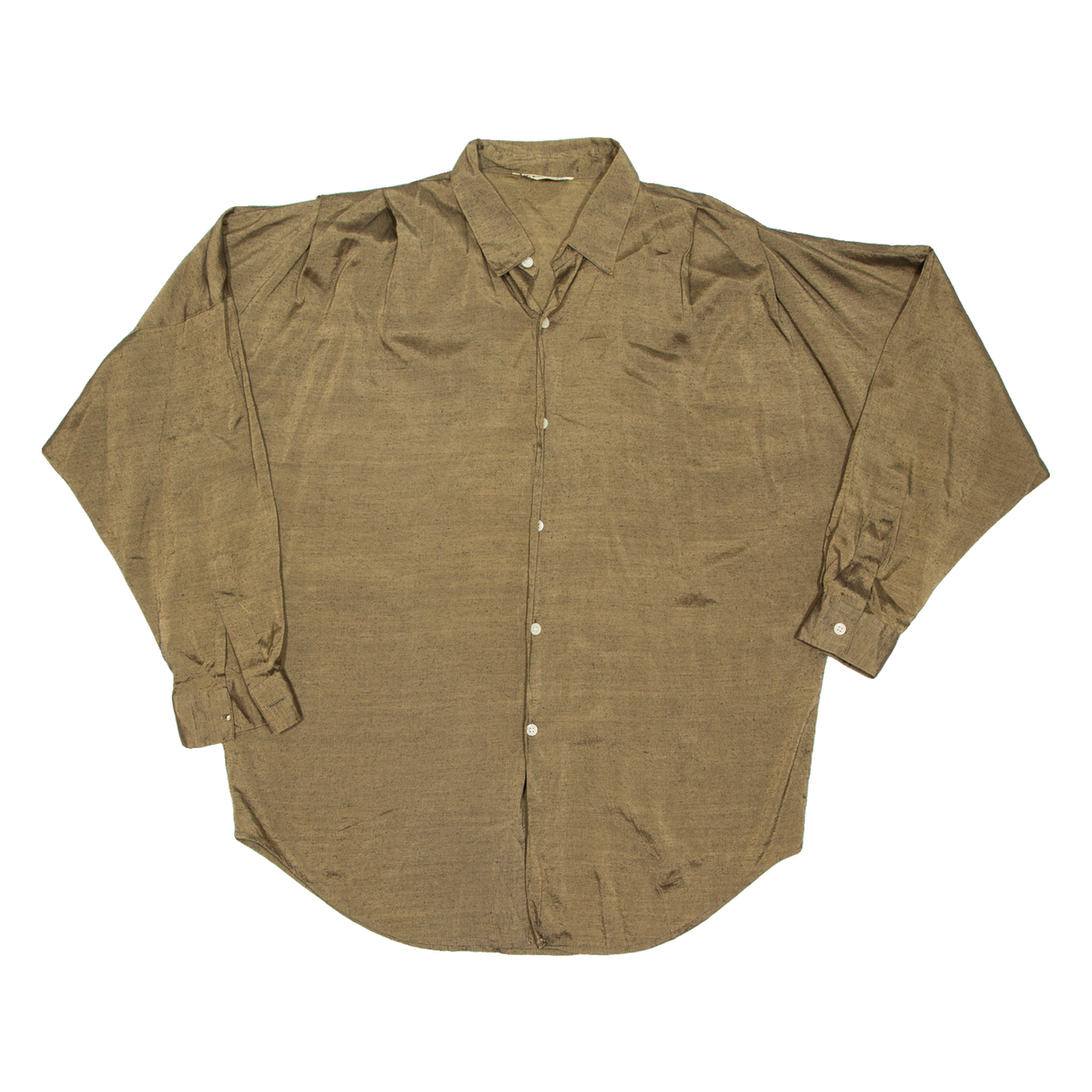 Mens Plain Shirt Green Long Sleeve L Refurbished - N/A refurbished available on Cerqular