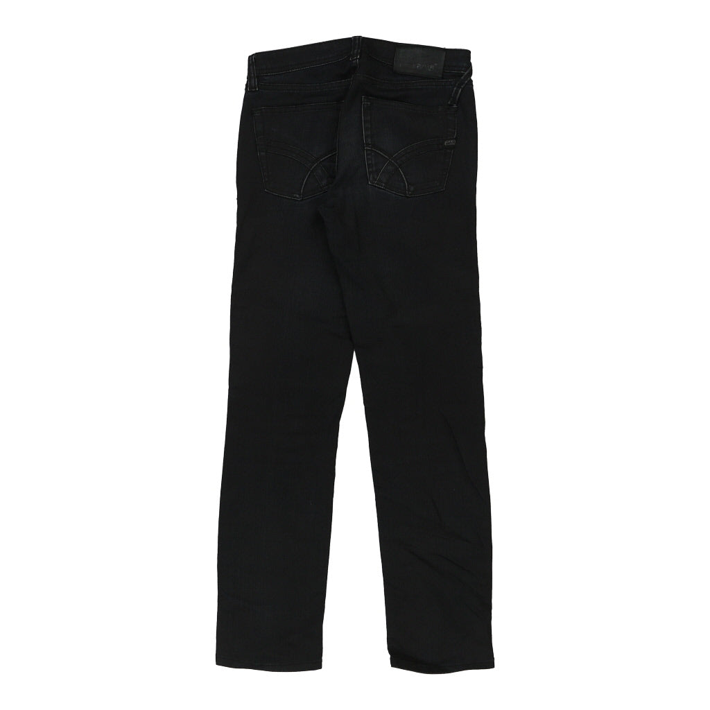 Gas Jeans - 29W UK 10 Black Cotton Refurbished - Thrifted (note: this is a term often used to describe second- refurbished available on Cerqular