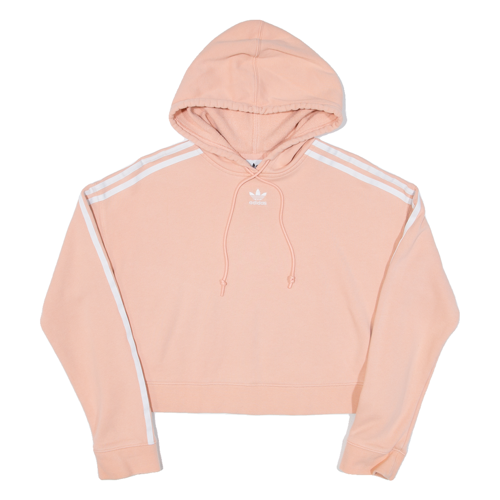 ADIDAS Cropped Womens Pink Hoodie UK 10 Refurbished - N/A refurbished available on Cerqular