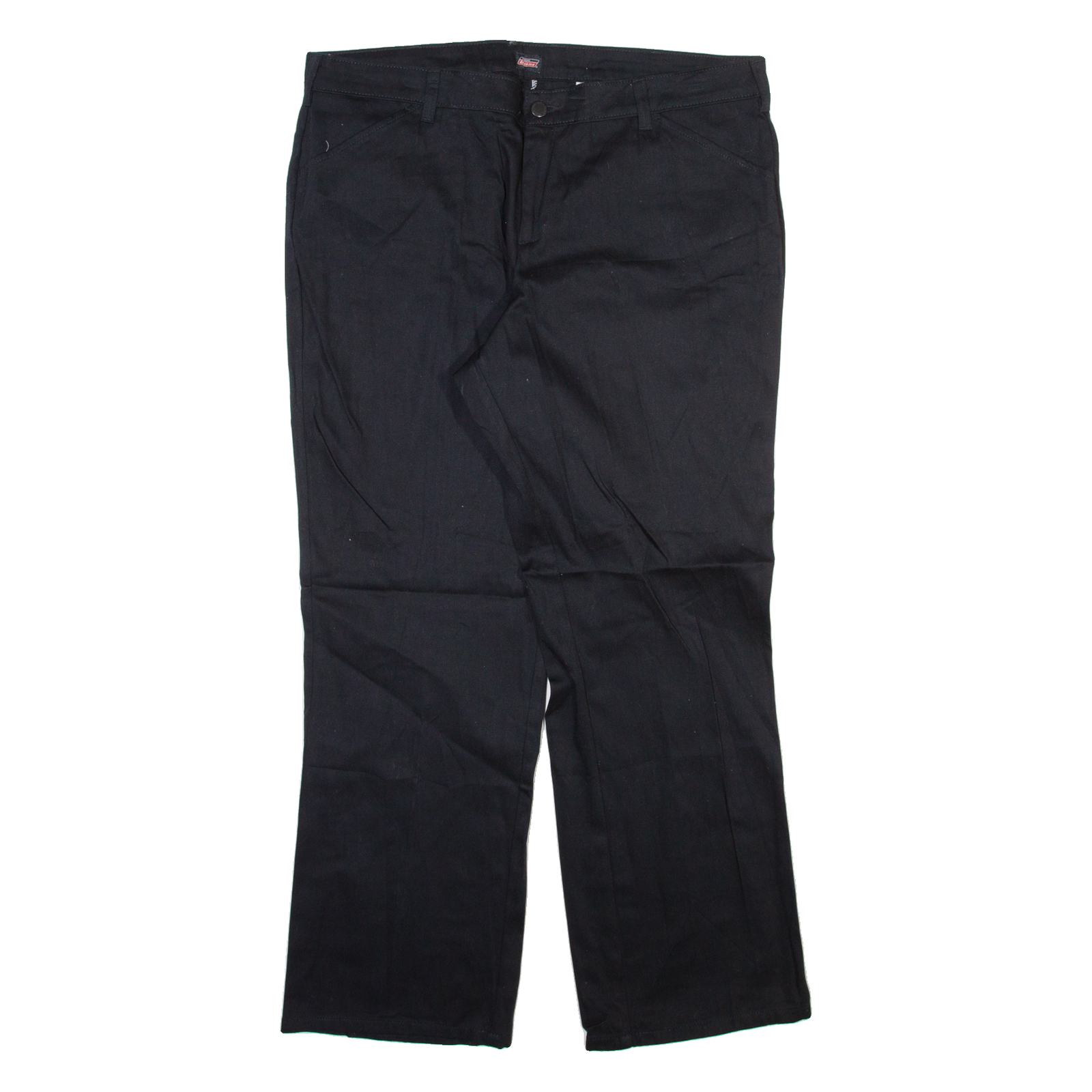 DICKIES Womens Trousers Black Relaxed Straight W36 L28 Refurbished - N/A refurbished available on Cerqular