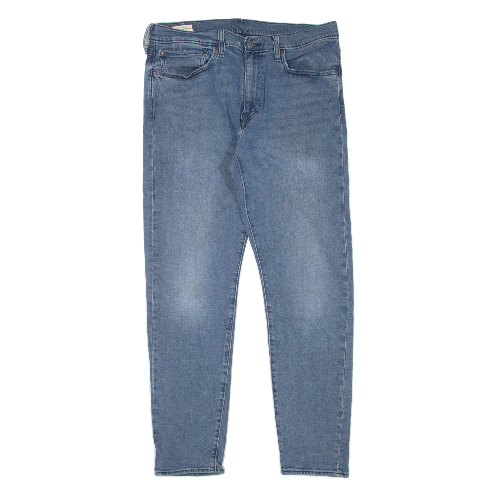 LEVI'S 512 BIG E Jeans Mens Blue Slim Tapered Stone Wash W34 L32 Refurbished - N/A refurbished available on Cerqular