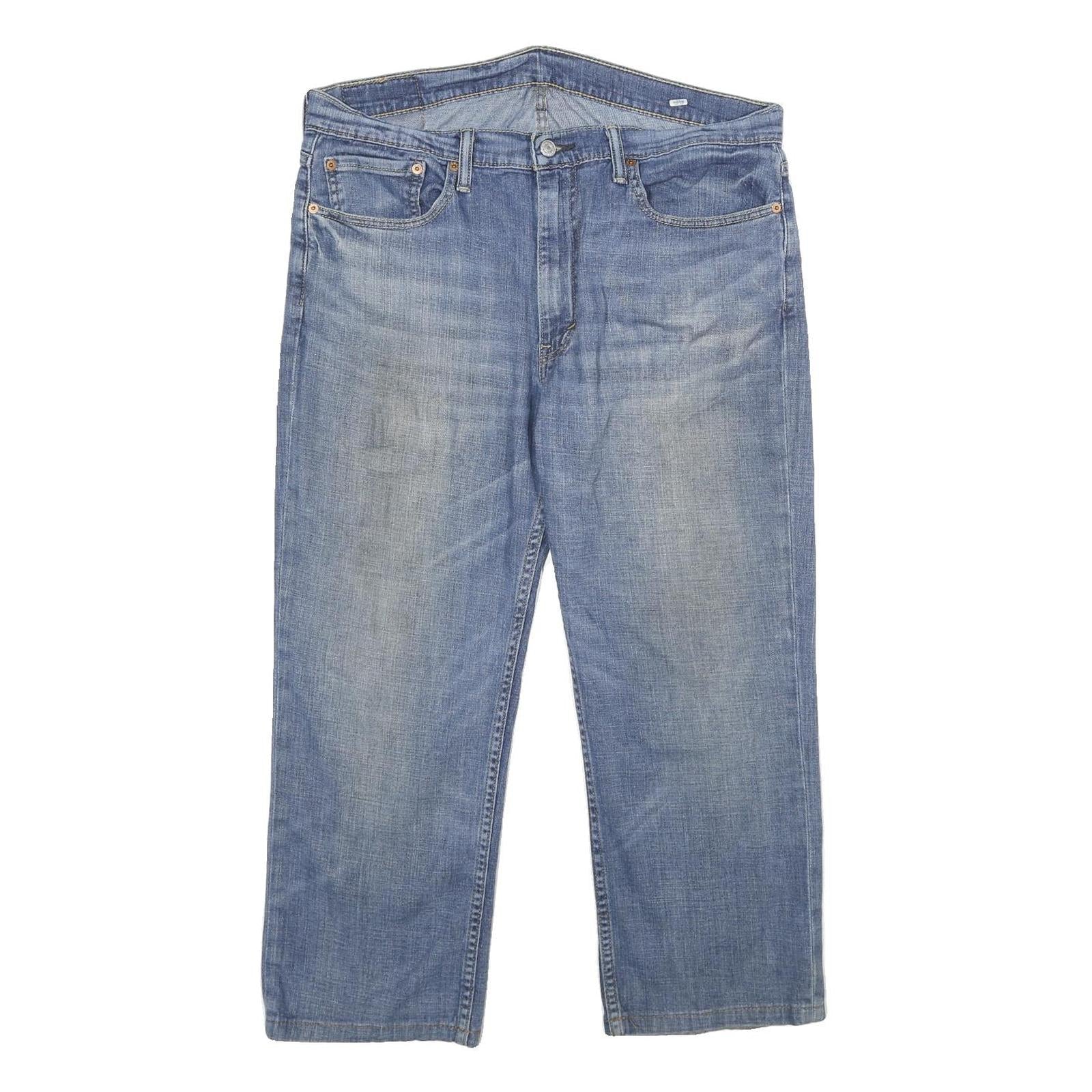 LEVI'S 514 Classic Mens Jeans Blue Cotton Blend Regular Straight Stone Wash W36 Refurbished - N/A refurbished available on Cerqular