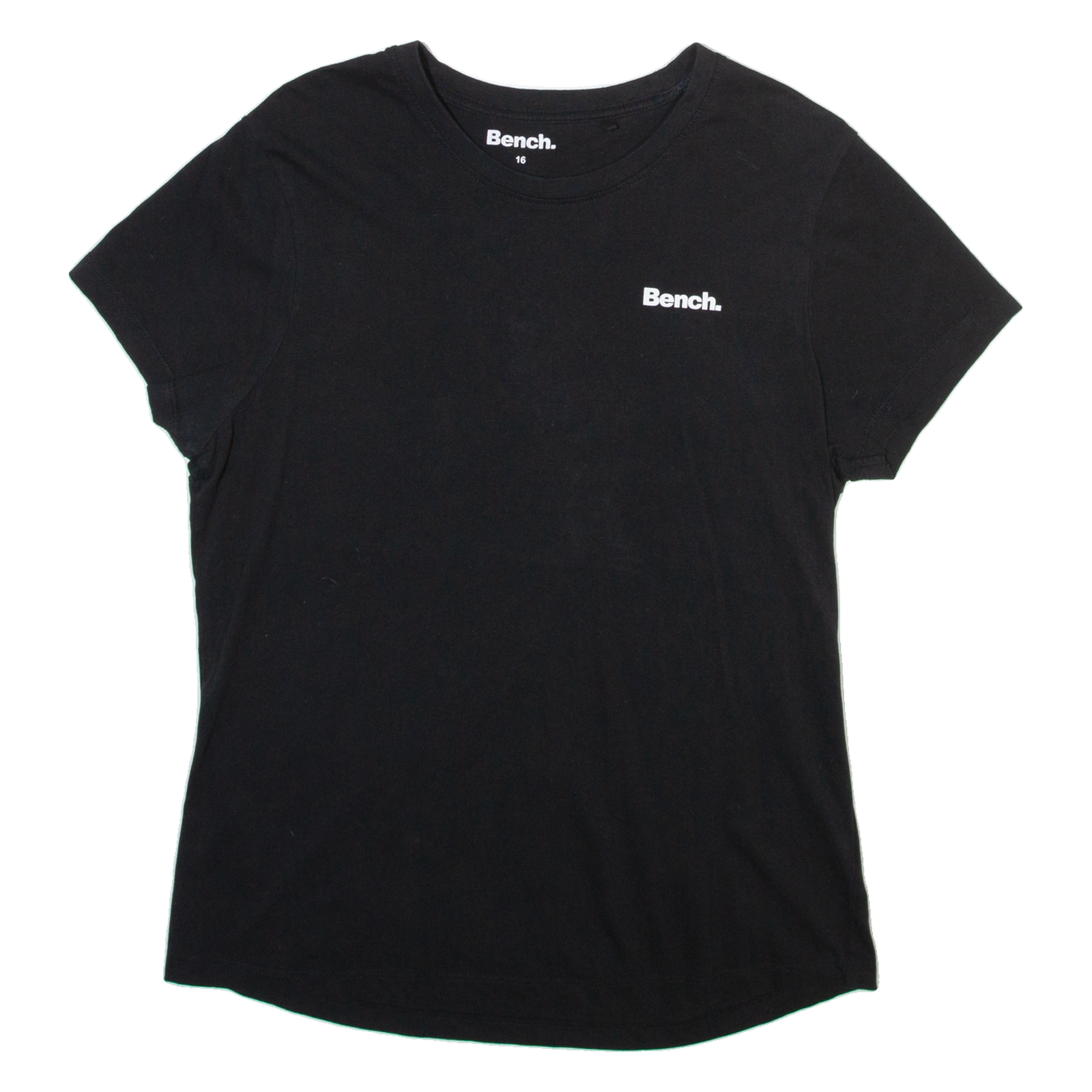 BENCH Womens T-Shirt Black UK 16 Refurbished - N/A refurbished available on Cerqular