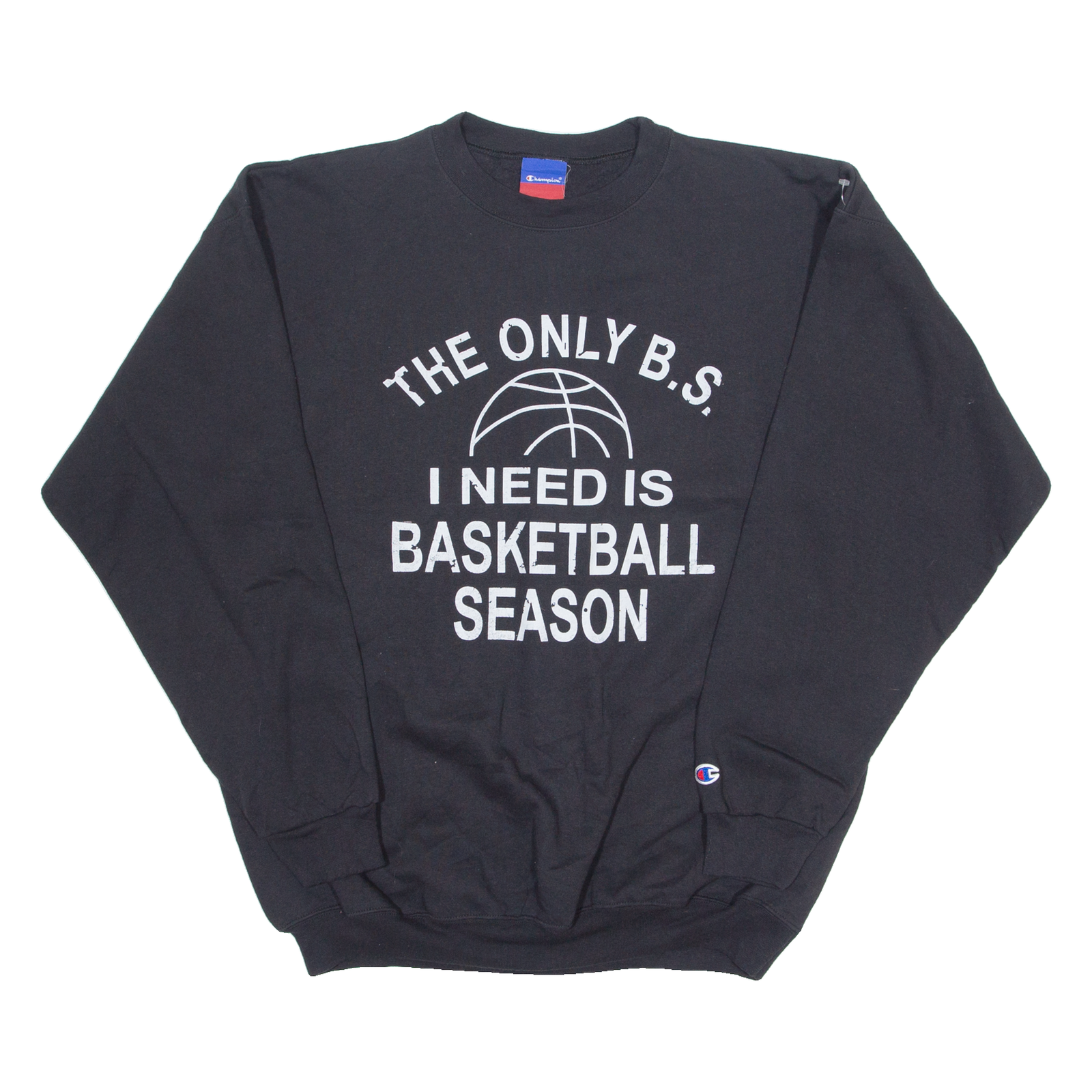 CHAMPION Basketball Mens Sweatshirt Black XL Refurbished - N/A refurbished available on Cerqular