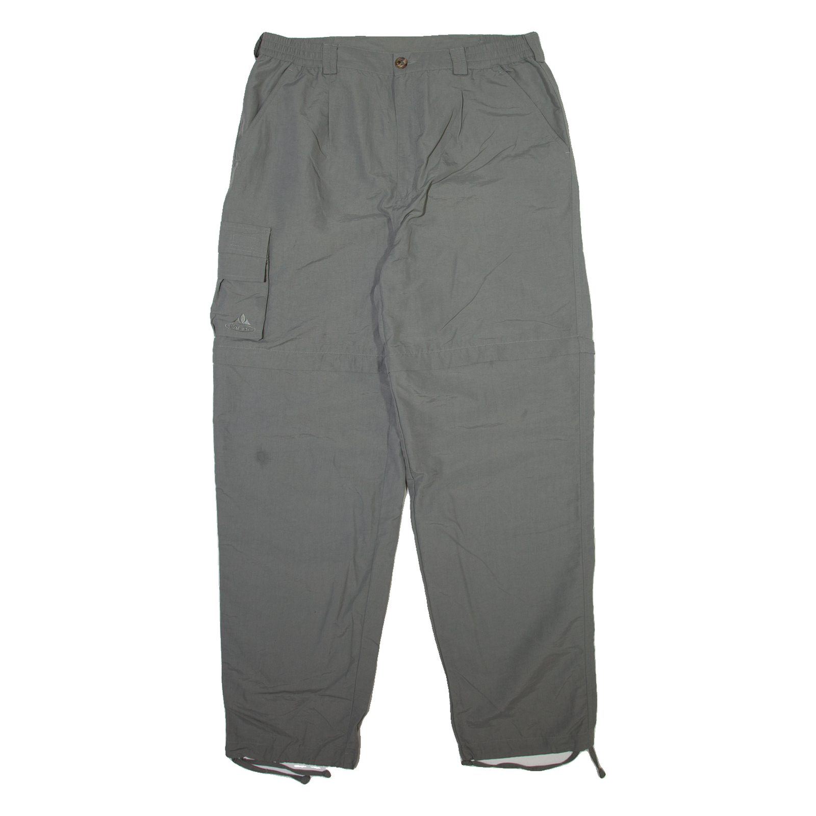 VAUGE Detachable Legs Mens Trousers Grey Relaxed Straight W34 L31 Refurbished - N/A refurbished available on Cerqular