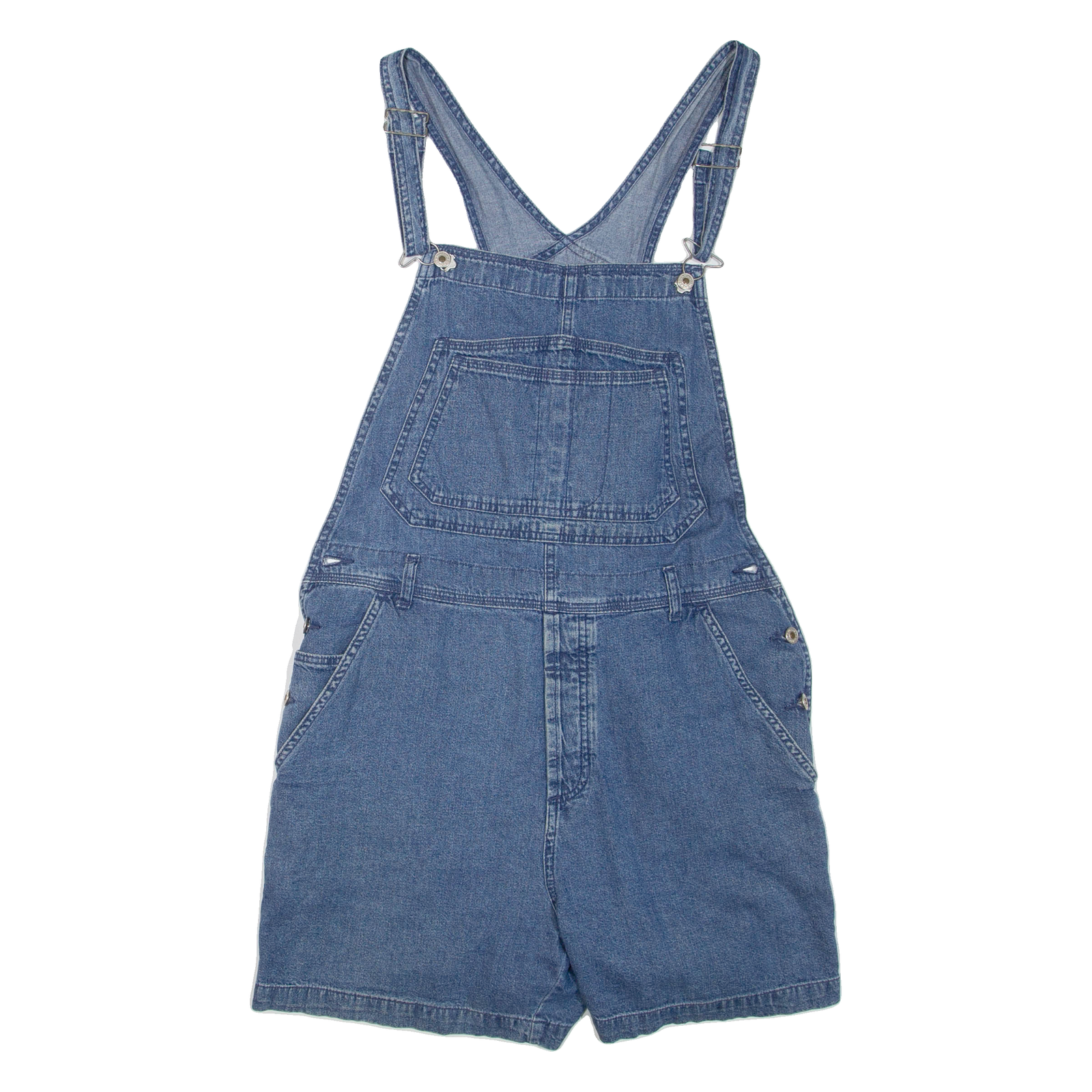 MARSH LANDING Womens Playsuit Blue Straight Denim M Refurbished - N/A refurbished available on Cerqular