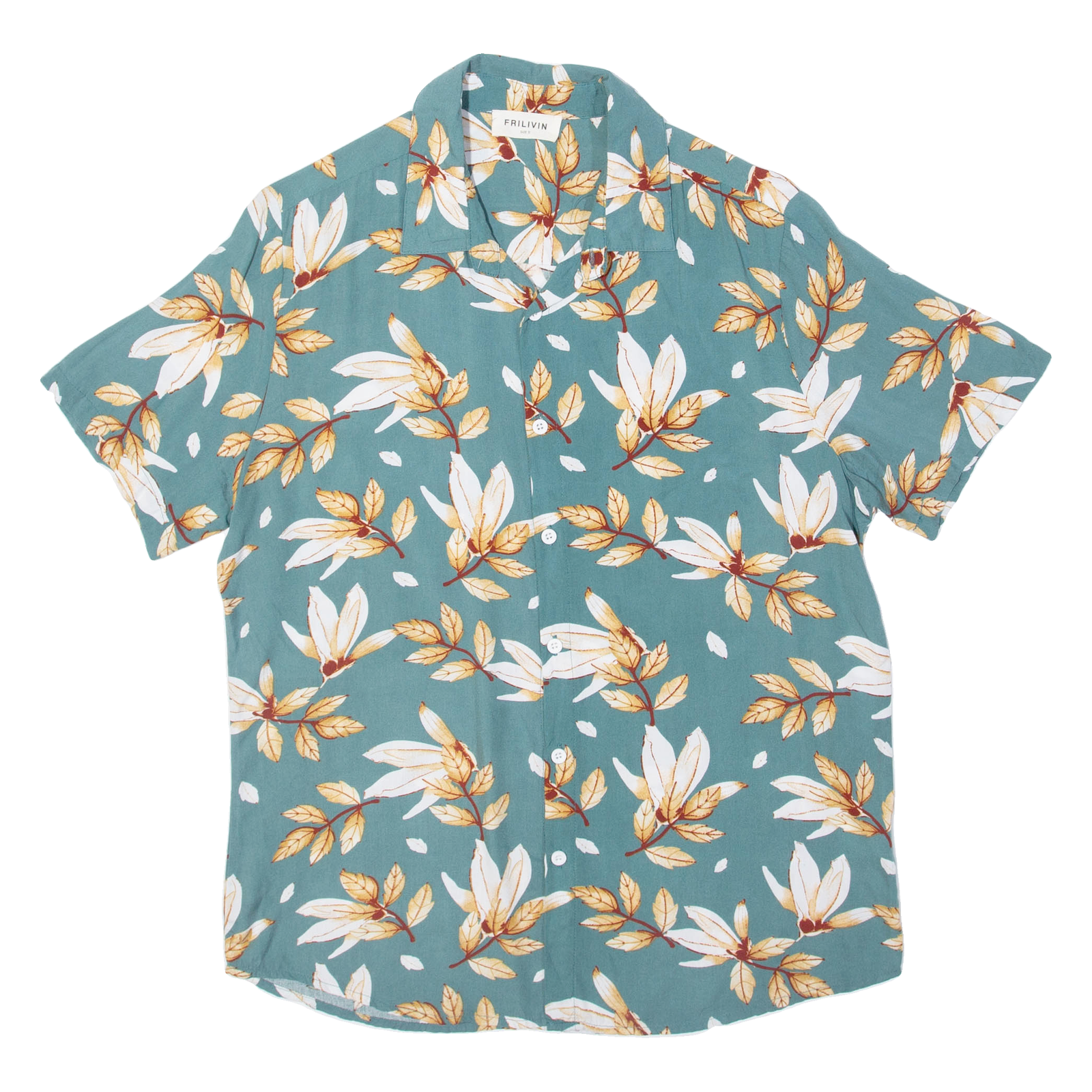 Buy FRILIVIN Mens Shirt Green Viscose Floral S Refurbished - $18.19 FRILIVIN Mens Shirt Green Viscose Floral S Refurbished - N/A refurbished available on Cerqular