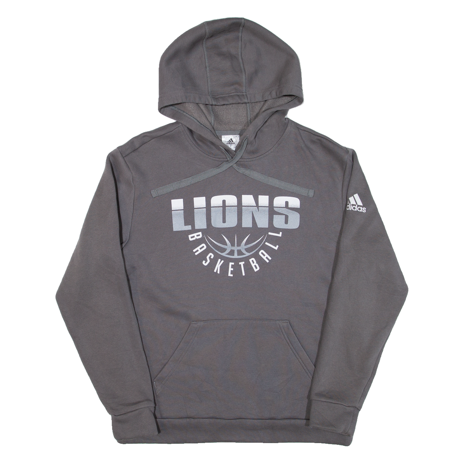 ADIDAS Lions Basketball Womens Grey Hoodie USA M Refurbished - N/A refurbished available on Cerqular