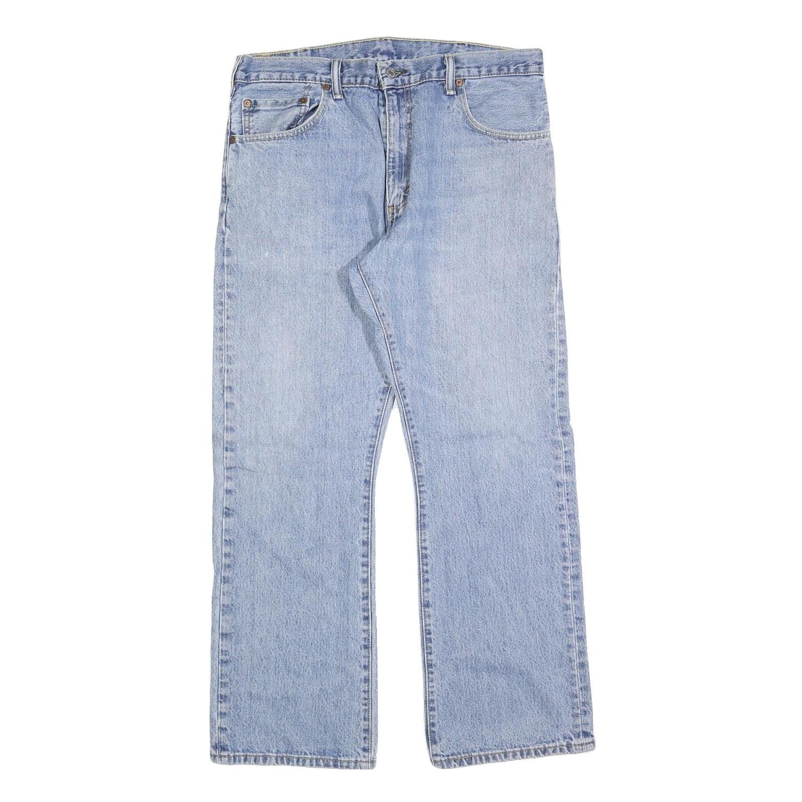LEVI'S 517 Straight Mens Jeans Blue Regular Straight Denim Medium W36 L30 Refurbished - N/A refurbished available on Cerqular