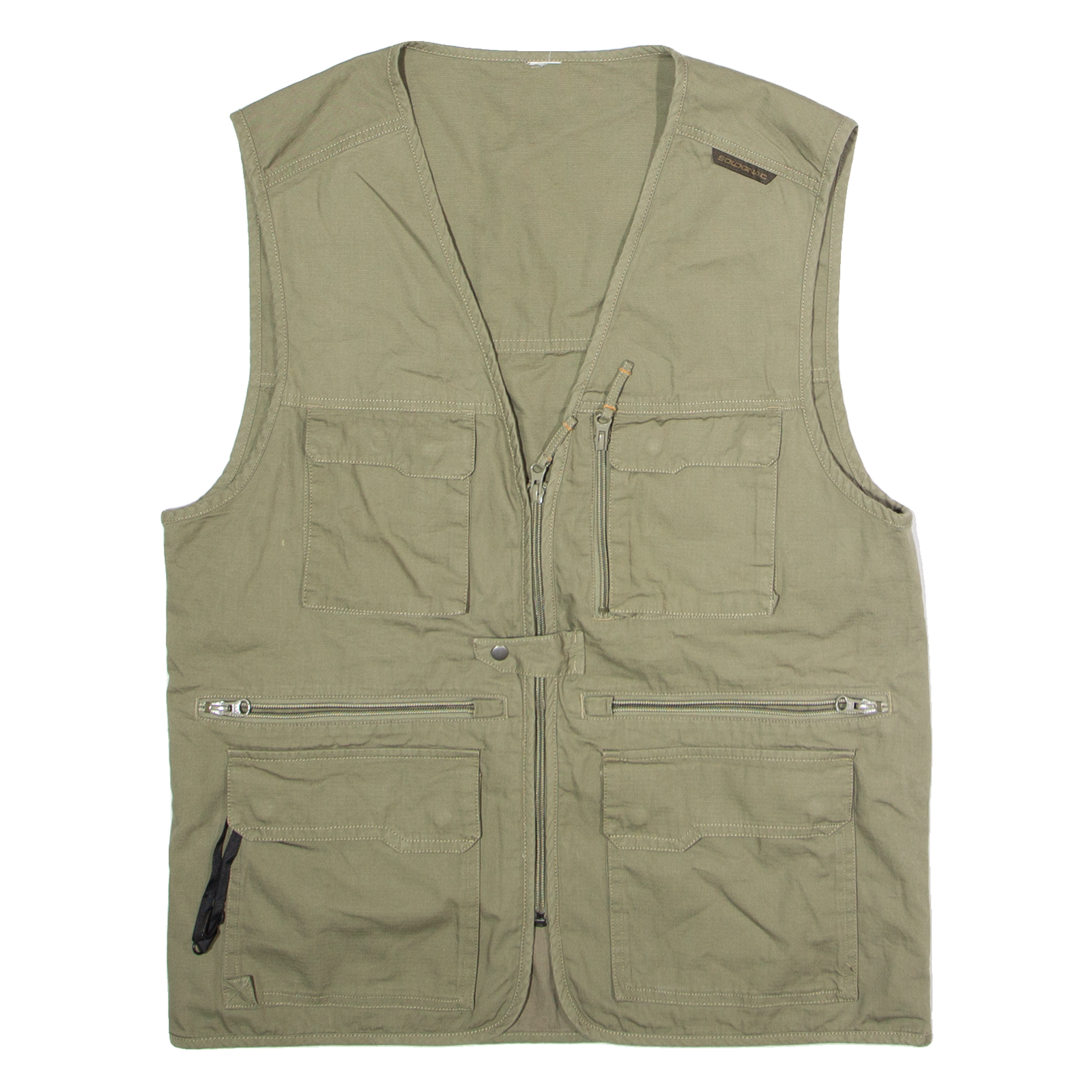 DECATHLON Solognac Utility Mens Gilet Green L Refurbished - N/A refurbished available on Cerqular