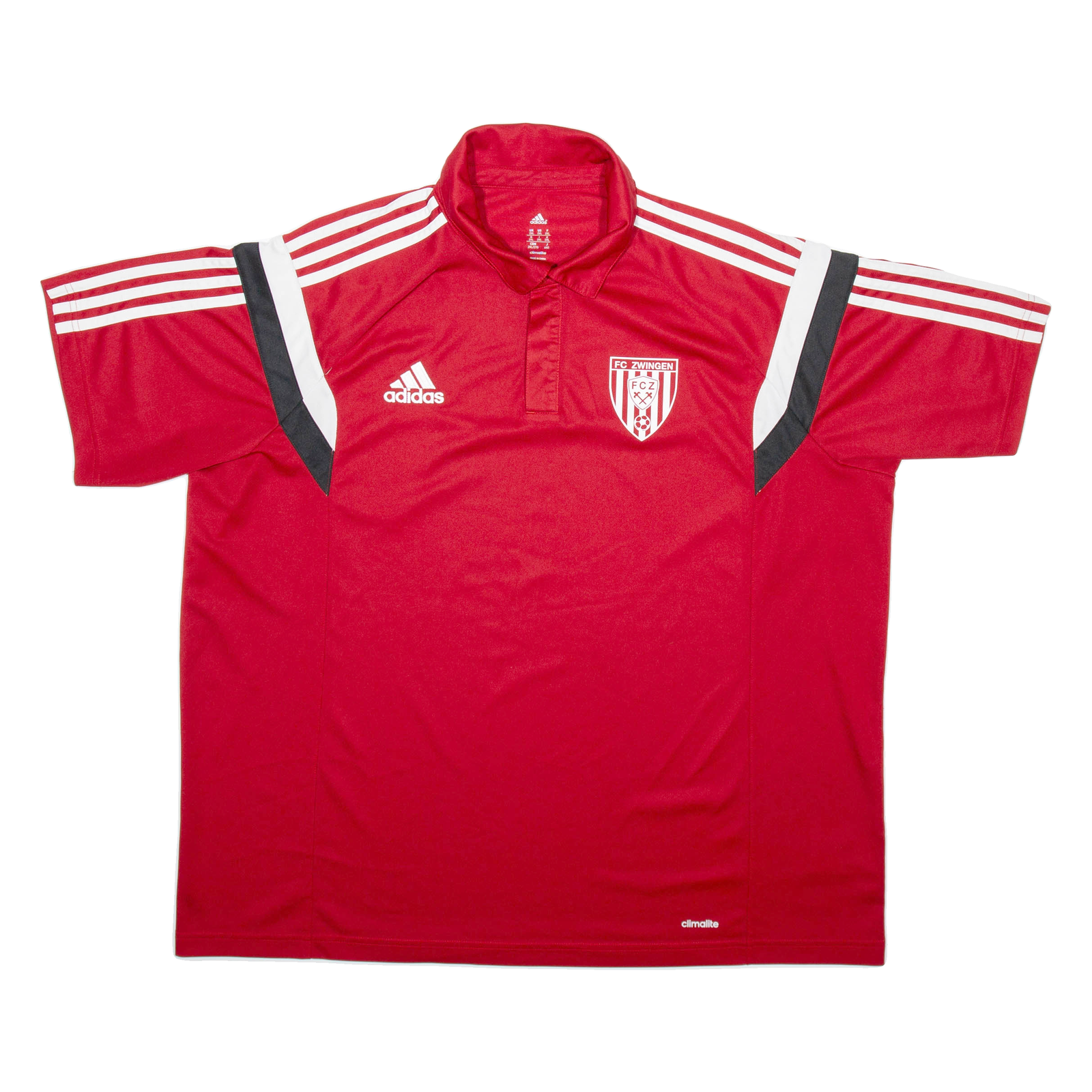 ADIDAS FC Zwingen Mens Polo Shirt Red 2XL Refurbished - N/A refurbished available on Cerqular