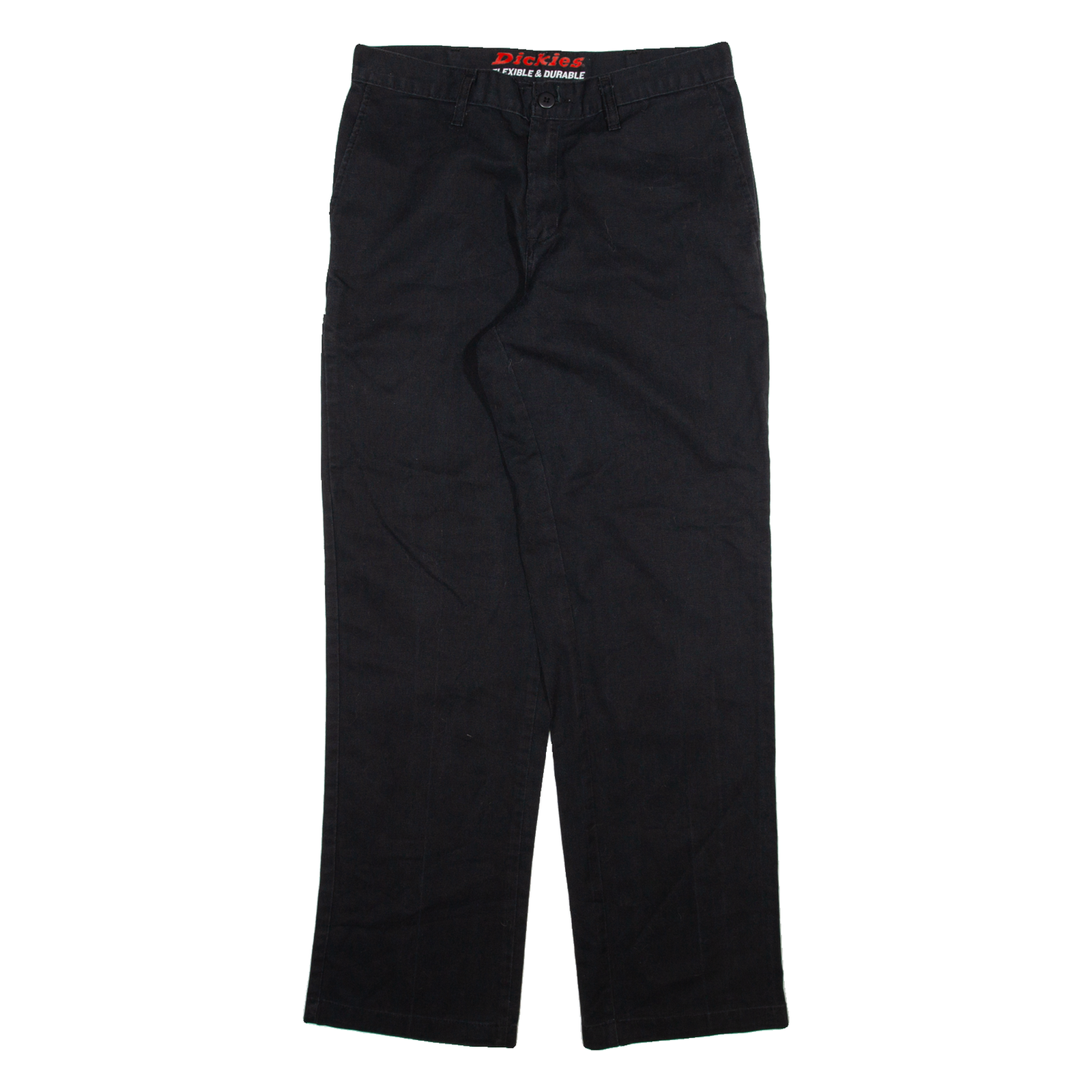 DICKIES Mens Trousers Black Regular Straight W30 L32 Refurbished - N/A refurbished available on Cerqular