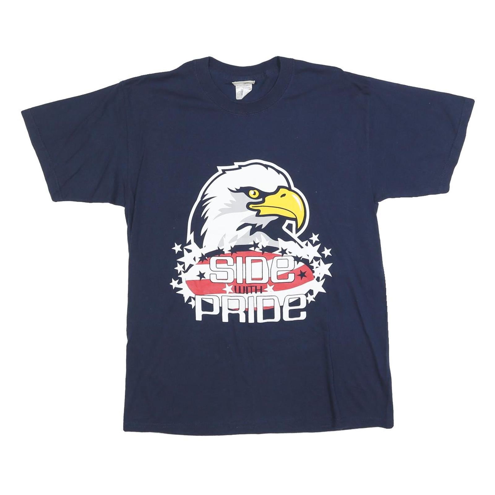 OARSMAN Mens Navy Blue Graphic T-Shirt L Short Sleeve Crew Neck Cotton Blend Refurbished - N/A refurbished available on Cerqular