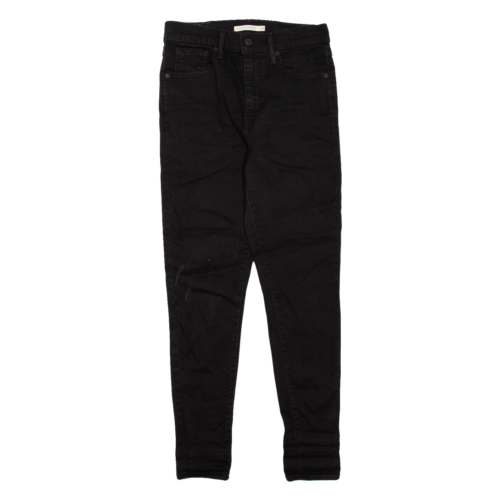 Buy LEVI'S Mile High Womens Jeans Black Slim Skinny W28 L28 Refurbished - $36.39 LEVI'S Mile High Womens Jeans Black Slim Skinny W28 L28 Refurbished - N/A refurbished available on Cerqular