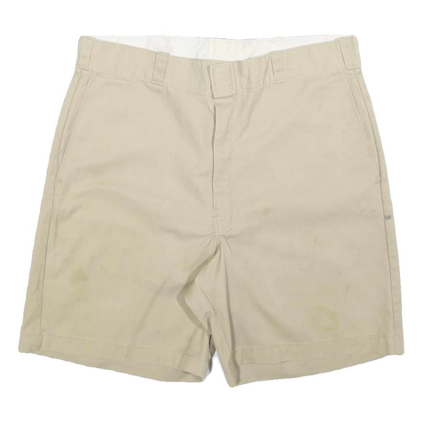 DICKIES Mens Shorts Beige Casual Plain L W36 Workwear Cotton Blend Refurbished - N/A refurbished available on Cerqular