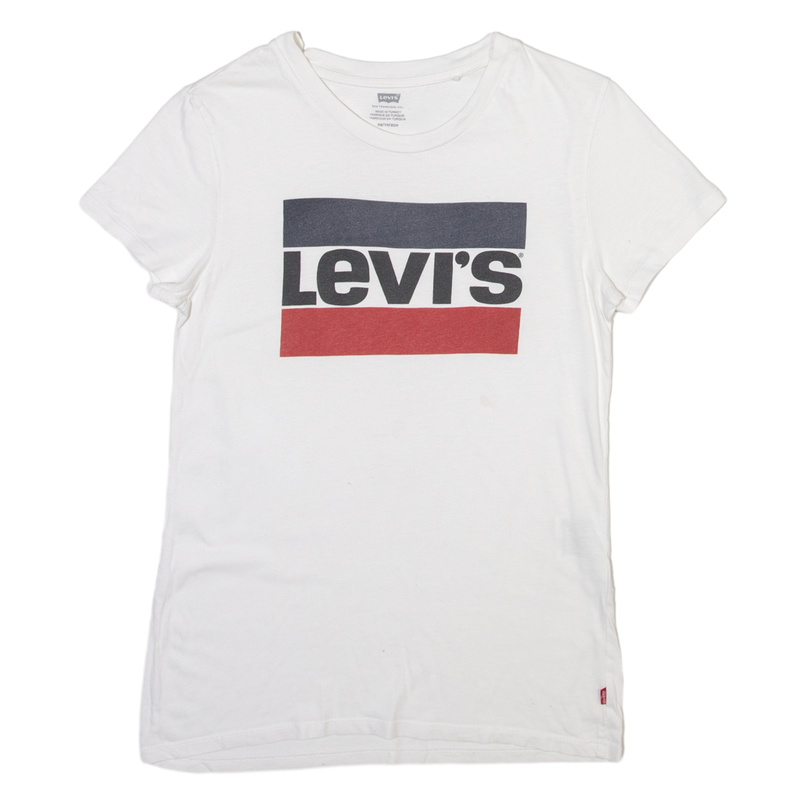 LEVI'S Mens T-Shirt White XS Refurbished - N/A refurbished available on Cerqular