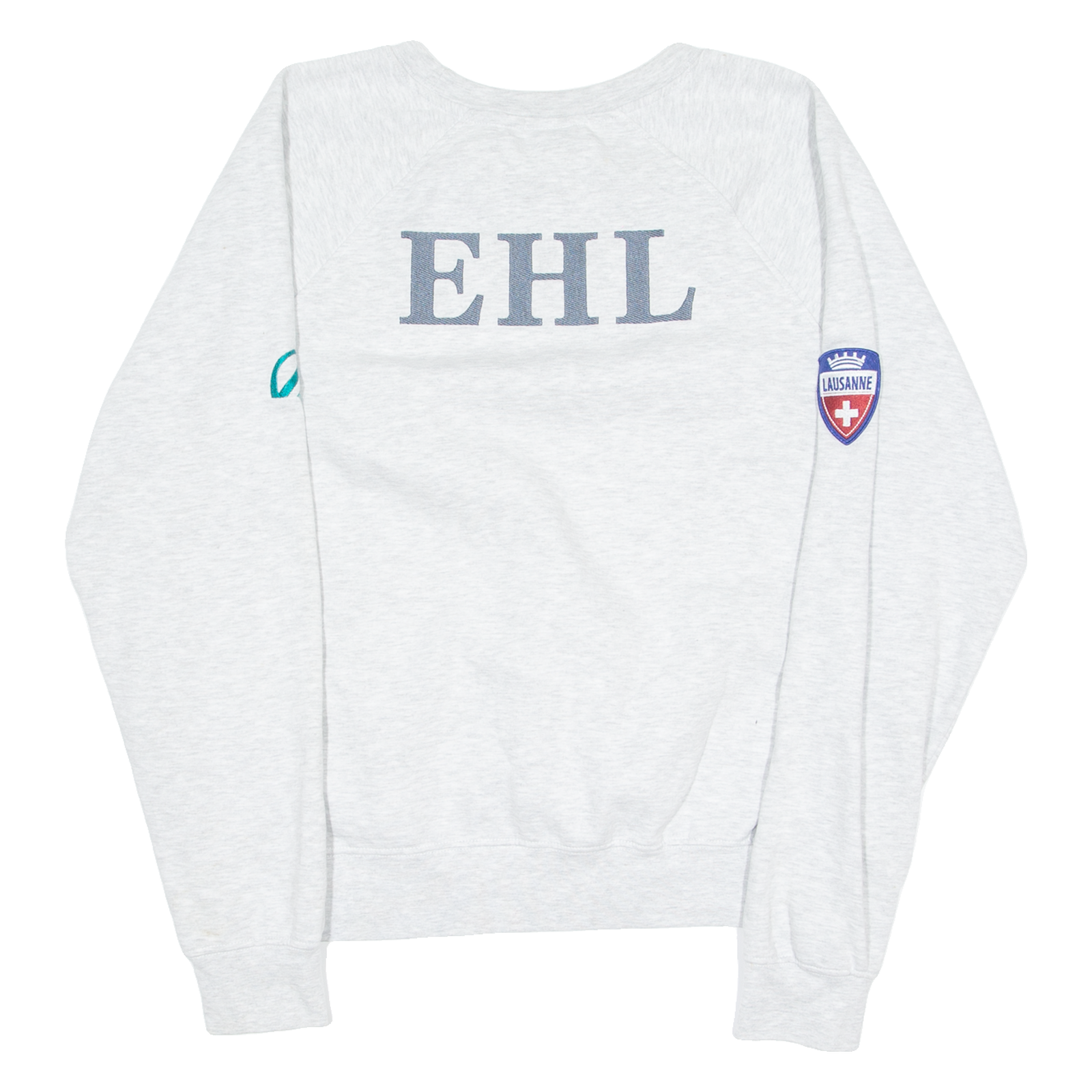 LAUSANNE Mens Sweatshirt Grey Crew Neck M Refurbished - N/A refurbished available on Cerqular