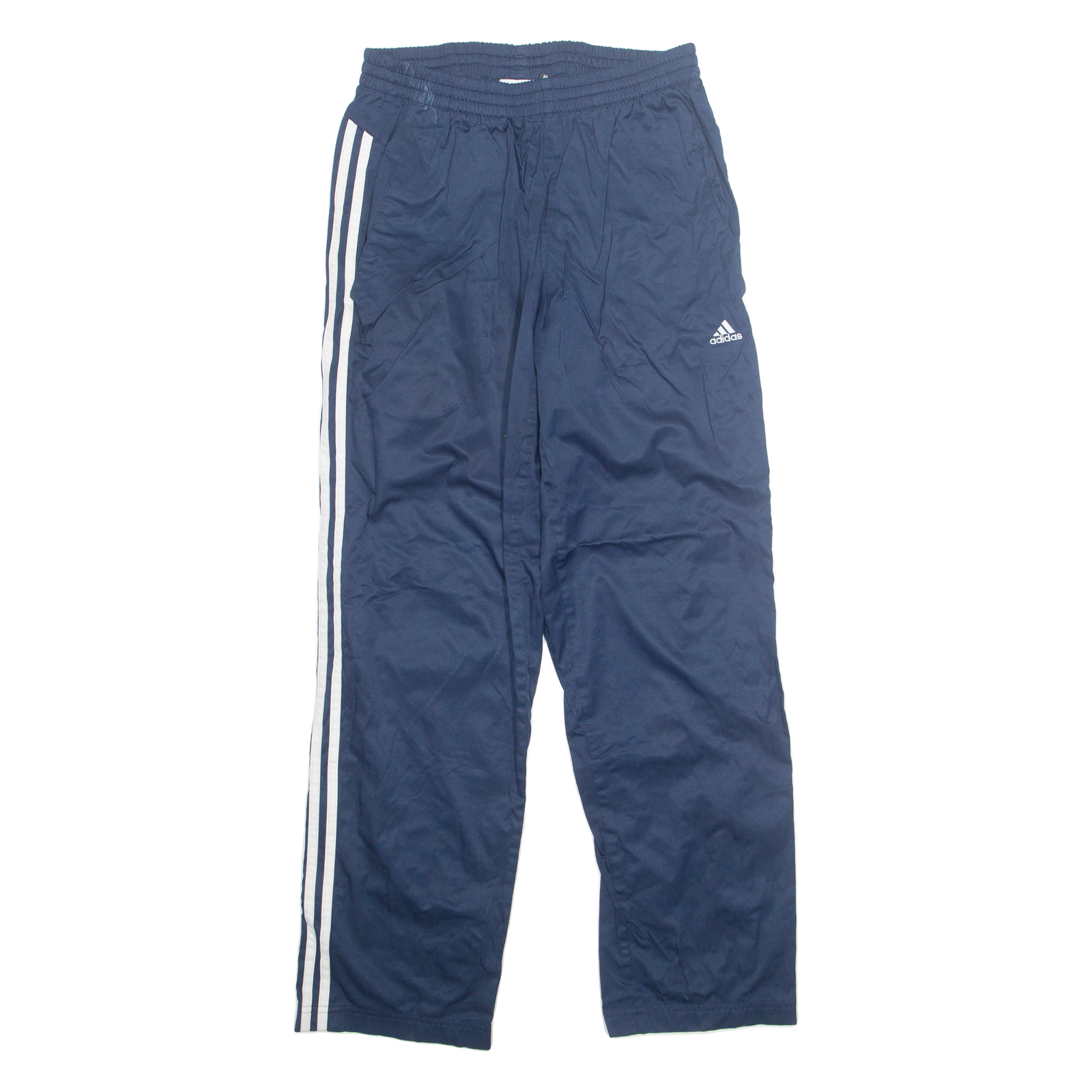 ADIDAS Mesh Lined Mens Track Pants Blue Straight M W29 L31 Refurbished - N/A refurbished available on Cerqular