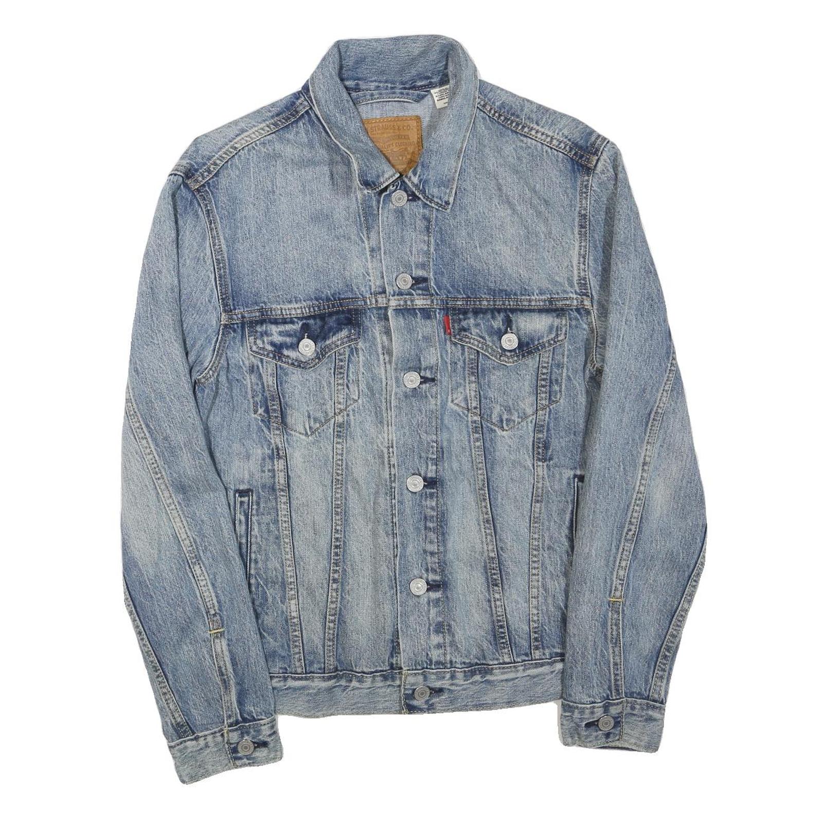 Buy LEVI'S Mens Blue Denim Jacket S Cotton Blend Button Closure Classic Fit Casual Refurbished - $68.89 LEVI'S Mens Blue Denim Jacket S Cotton Blend Button Closure Classic Fit Casual Refurbished - N/A refurbished available on Cerqular