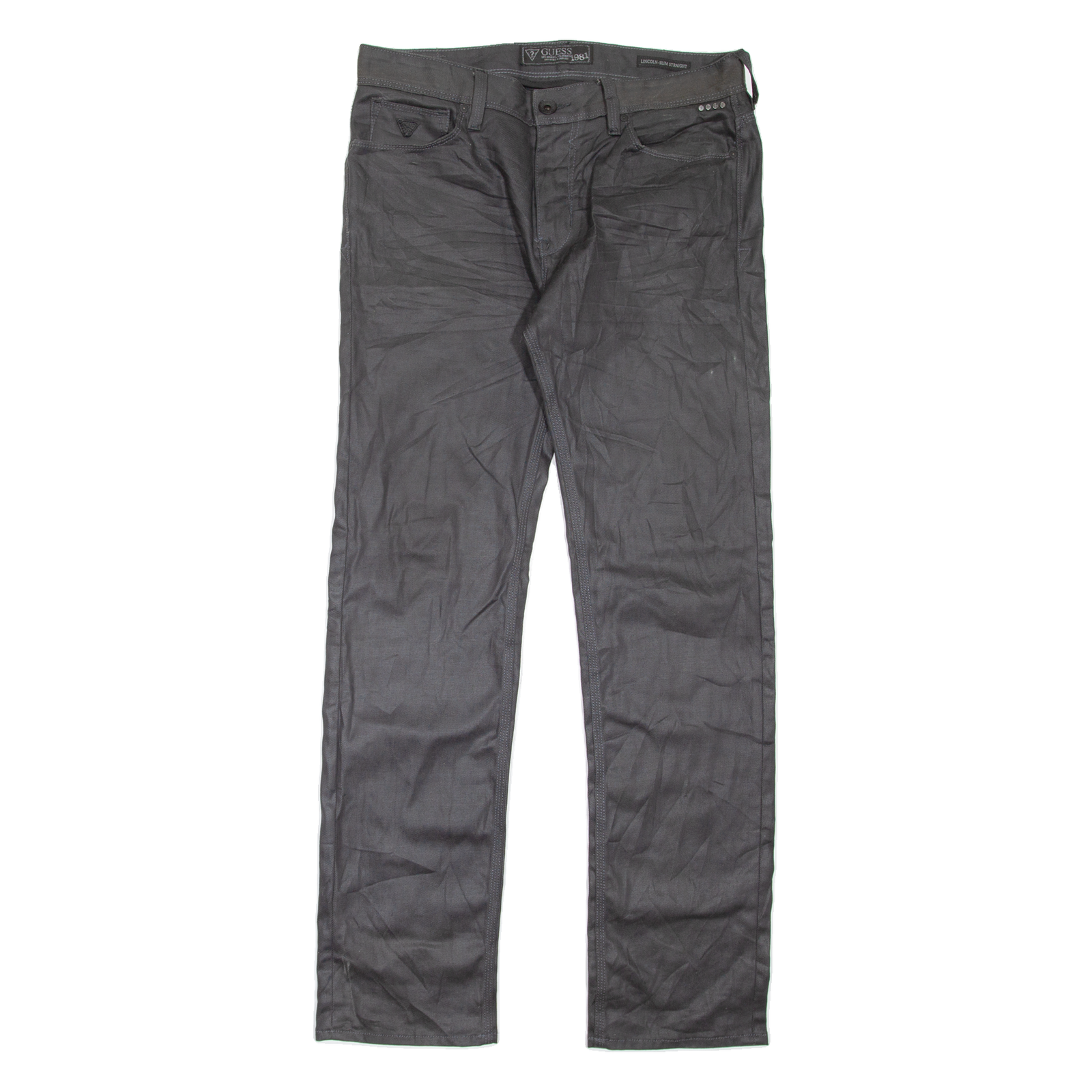Buy GUESS Lincoln Mens Jeans Grey Slim Skinny W34 L33 Refurbished - $36.39 GUESS Lincoln Mens Jeans Grey Slim Skinny W34 L33 Refurbished - N/A refurbished available on Cerqular