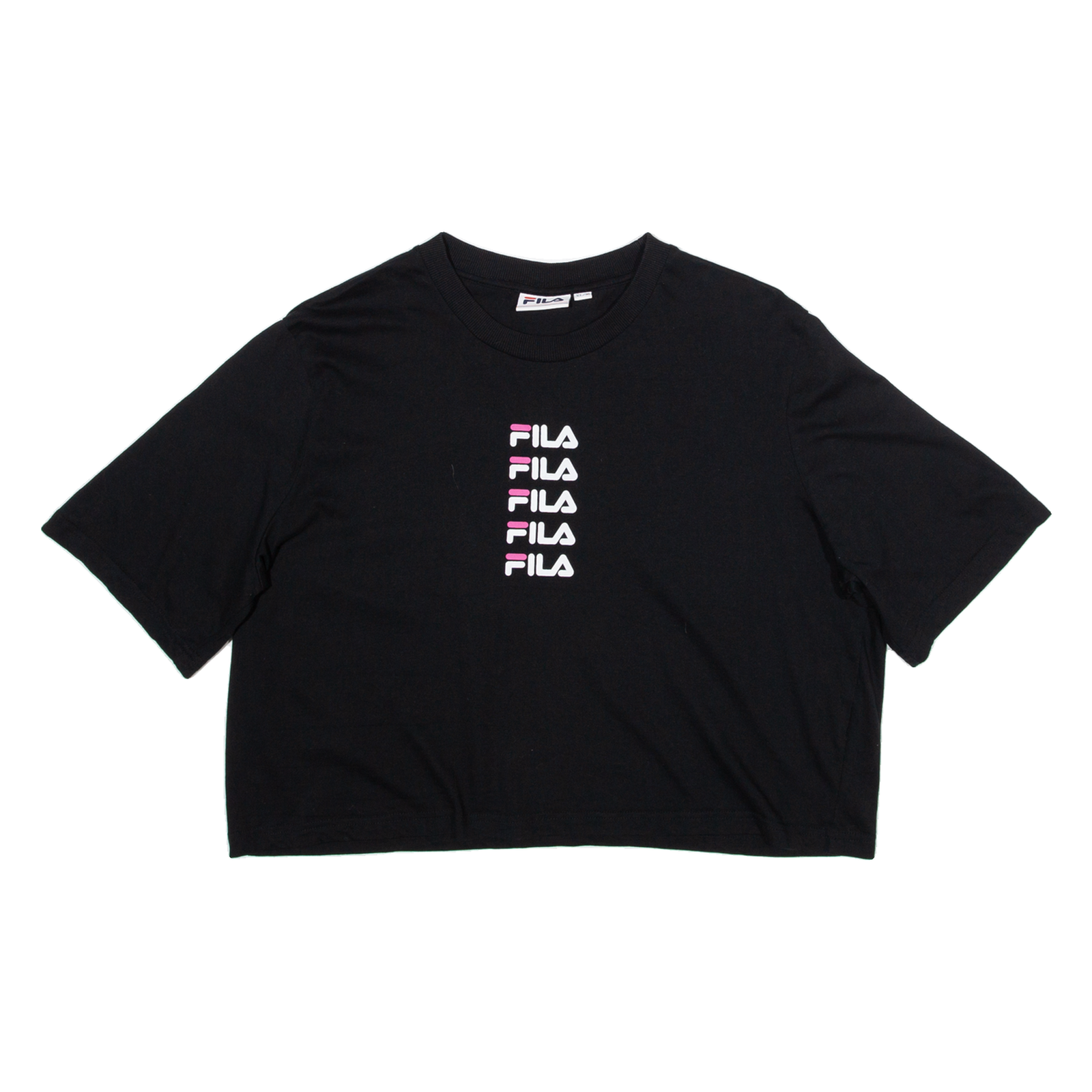 FILA Cropped Womens T-Shirt Black XL Refurbished - N/A refurbished available on Cerqular