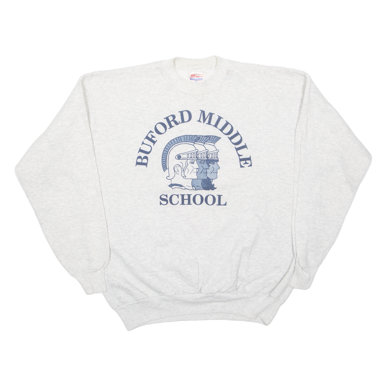 HAINES Buford Middle School Mens Sweatshirt Grey USA L Refurbished - N/A refurbished available on Cerqular