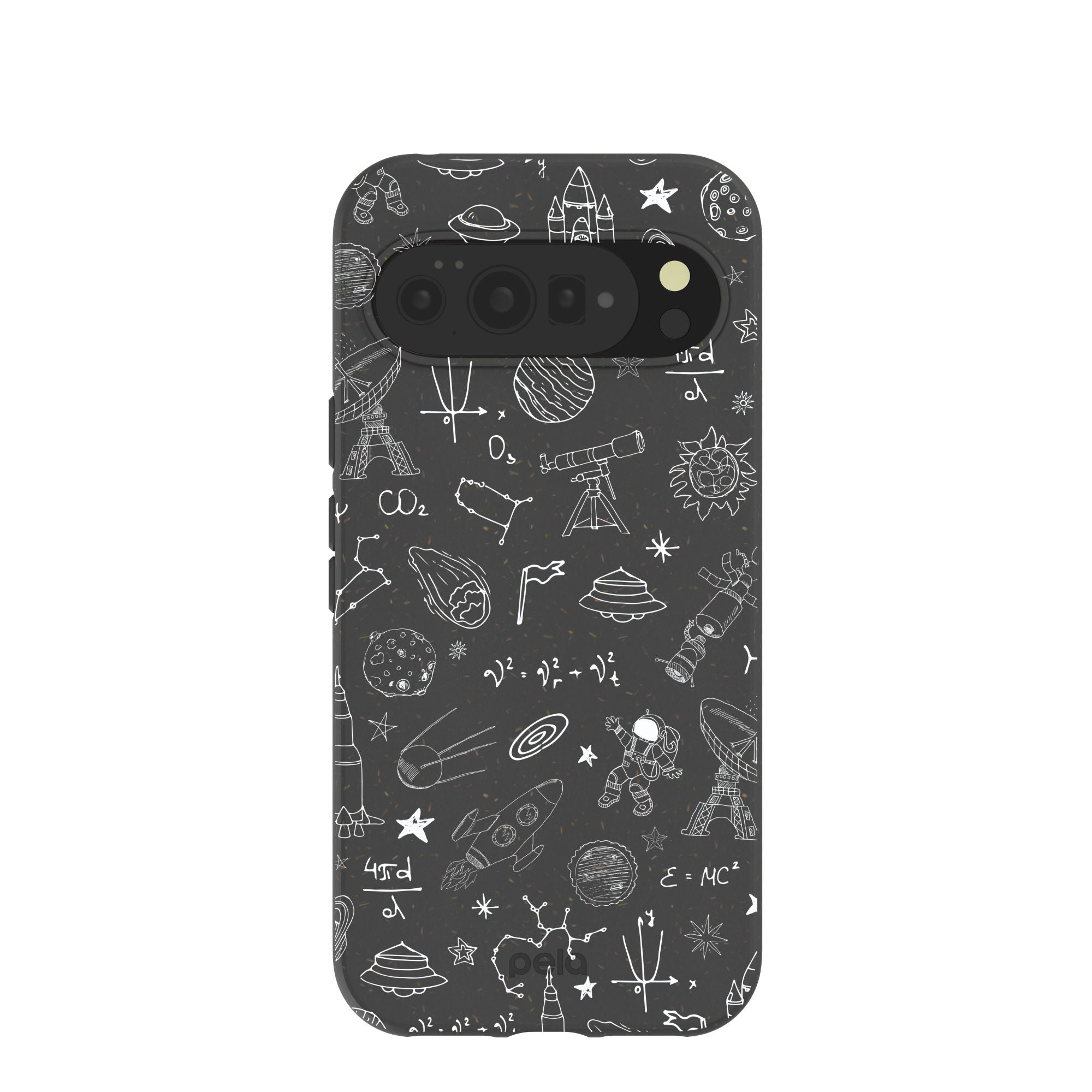 Black Astronomy Google Pixel 10 Pro XL Case | PixelSnap Compatibility: Without PixelSnap Refurbished - Pela Case refurbished available on Cerqular